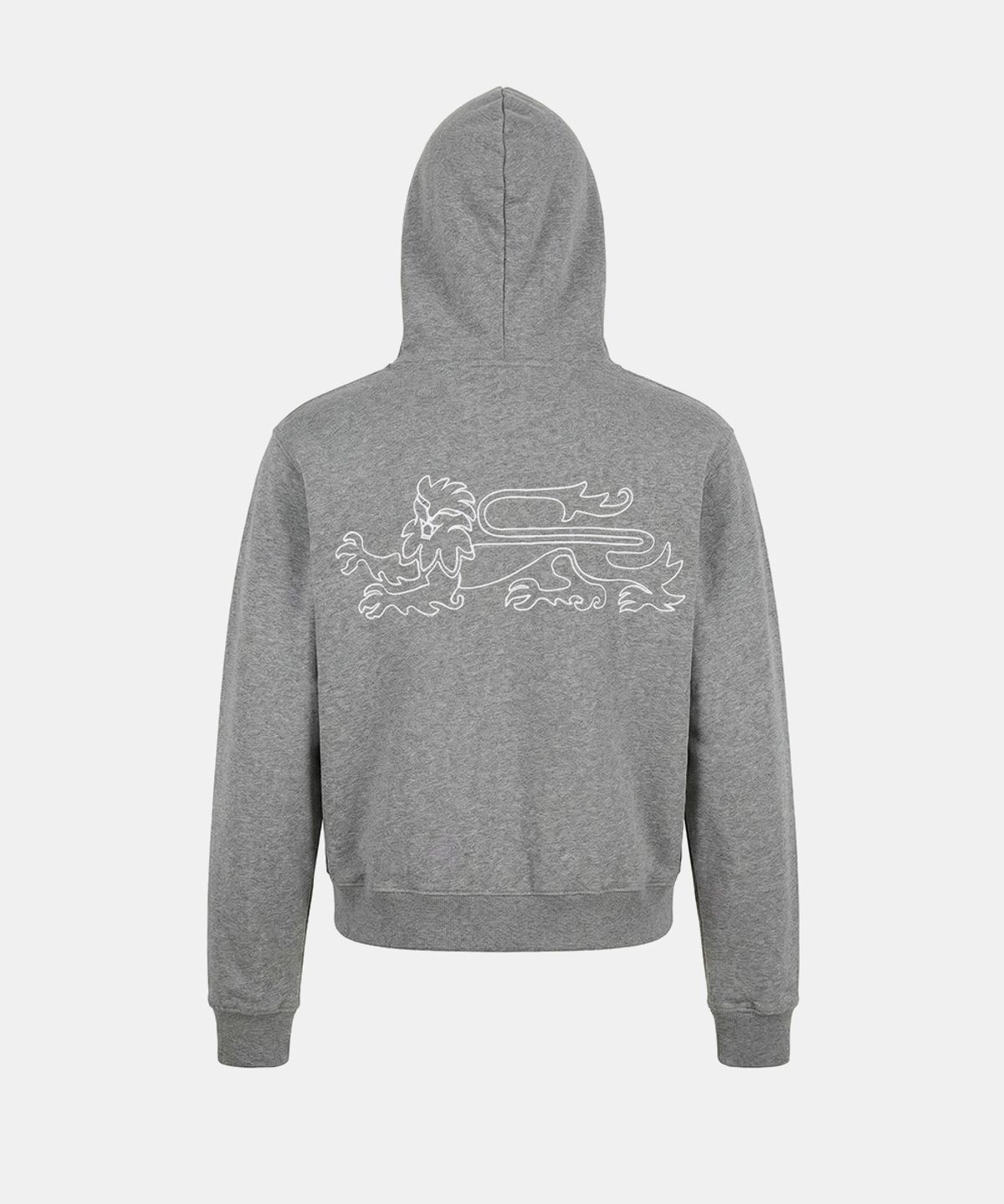 배드블러드(BADBLOOD) Titan Stroke Zip-Up Hoodie - Gray