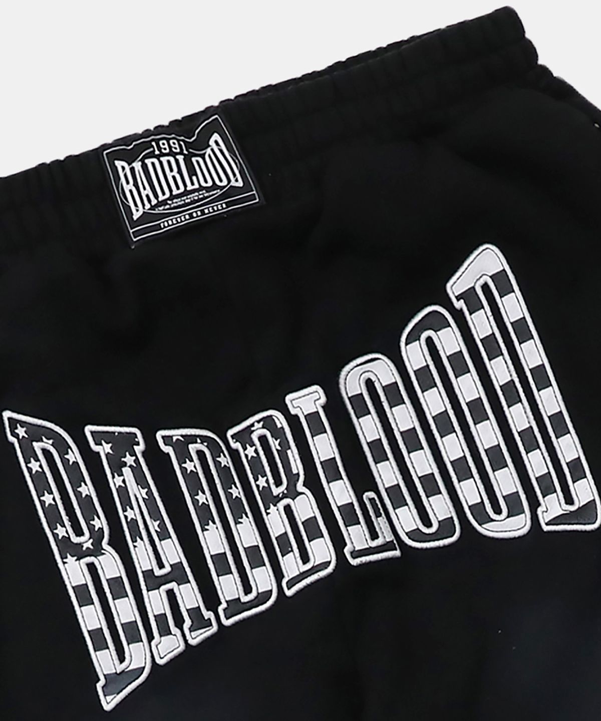 배드블러드(BADBLOOD) 실드 올드 글로리 2 Way 커브드 조거 트라우져 - 더스티블랙
