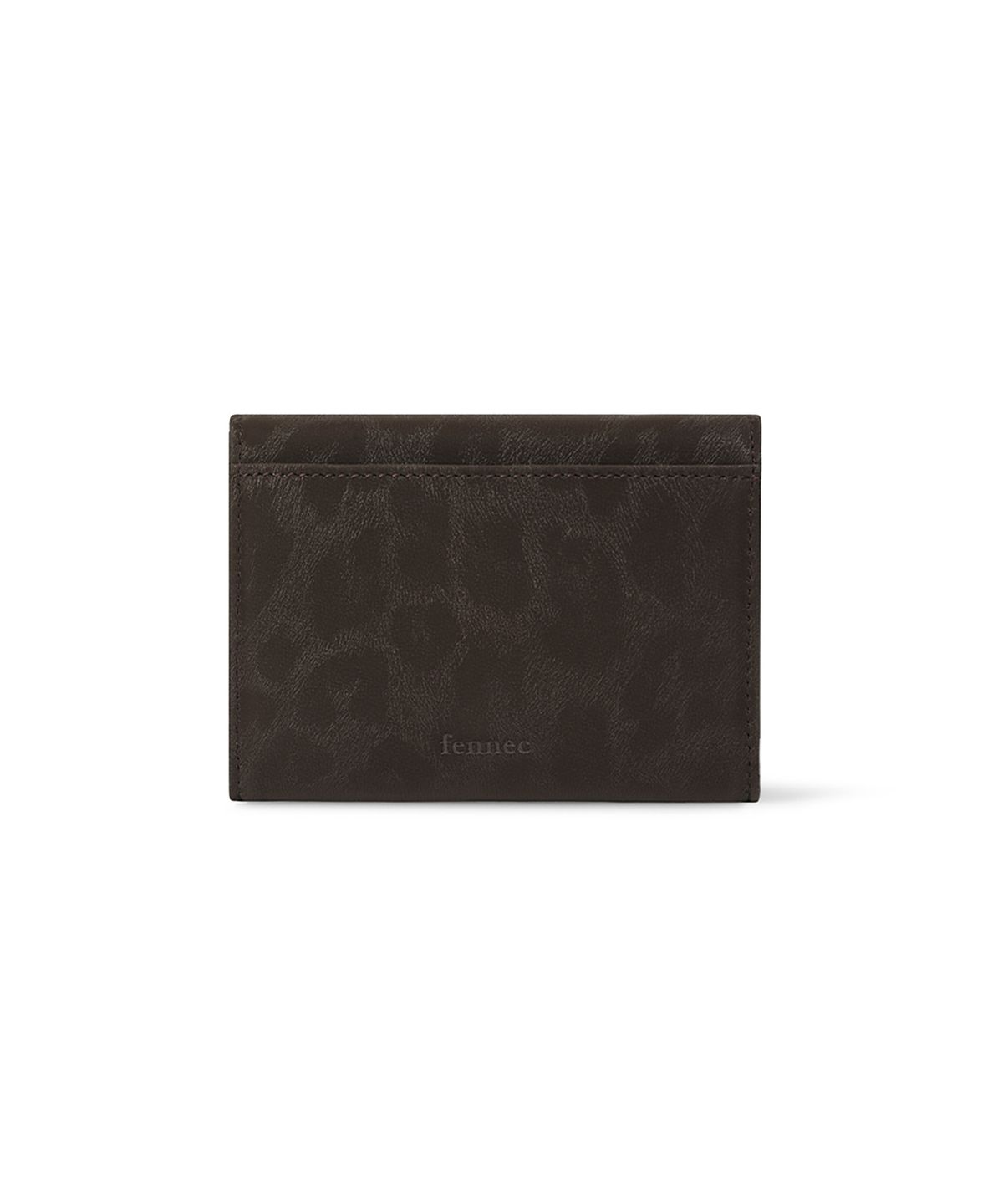 페넥(FENNEC) TRIANGLE DOCO WALLET - LEOPARD BROWN