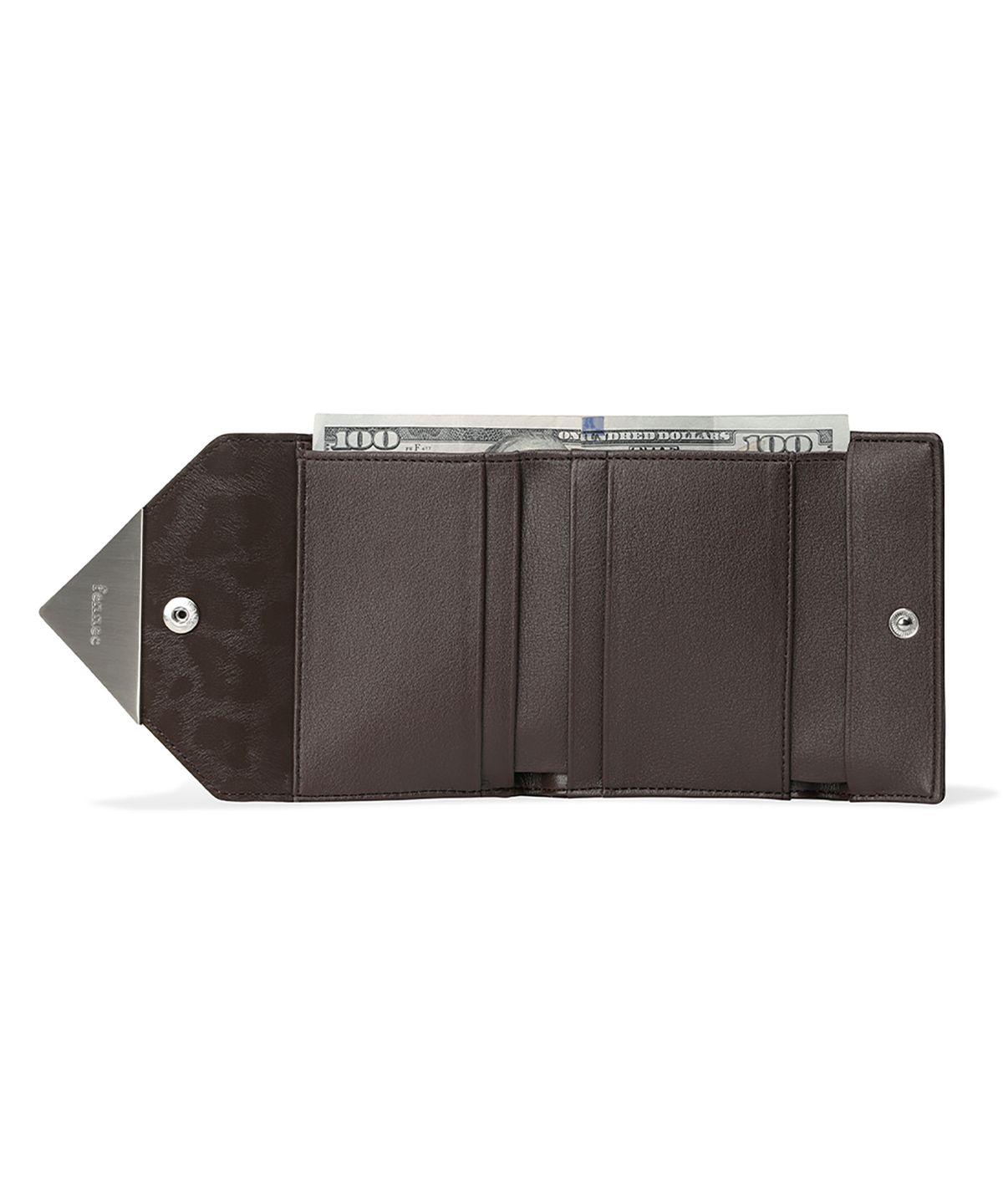 페넥(FENNEC) TRIANGLE DOCO WALLET - LEOPARD BROWN