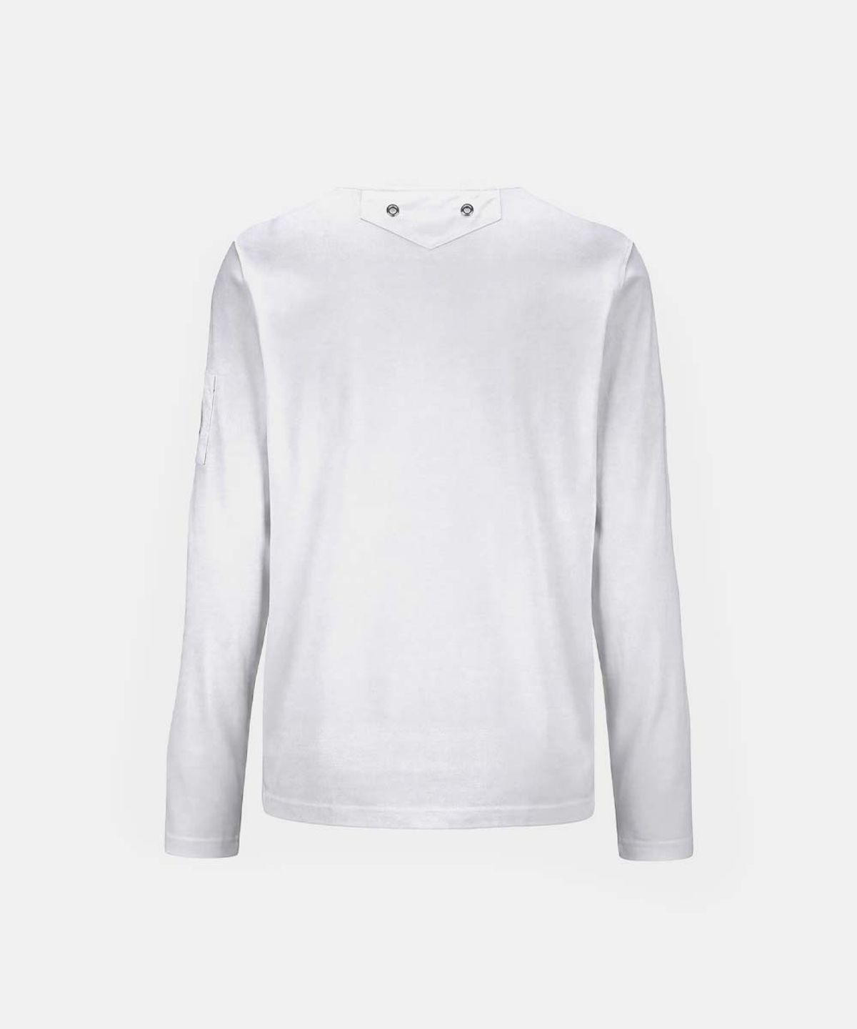 배드블러드(BADBLOOD) Viper Pocket Long Sleeve T-Shirt V2 - White