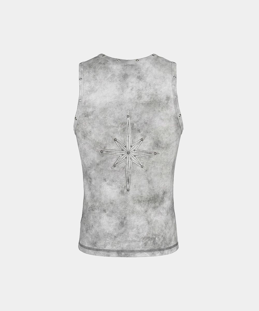 배드블러드(BADBLOOD) Viper Cotton Rib Tank 01 - White - 사이즈