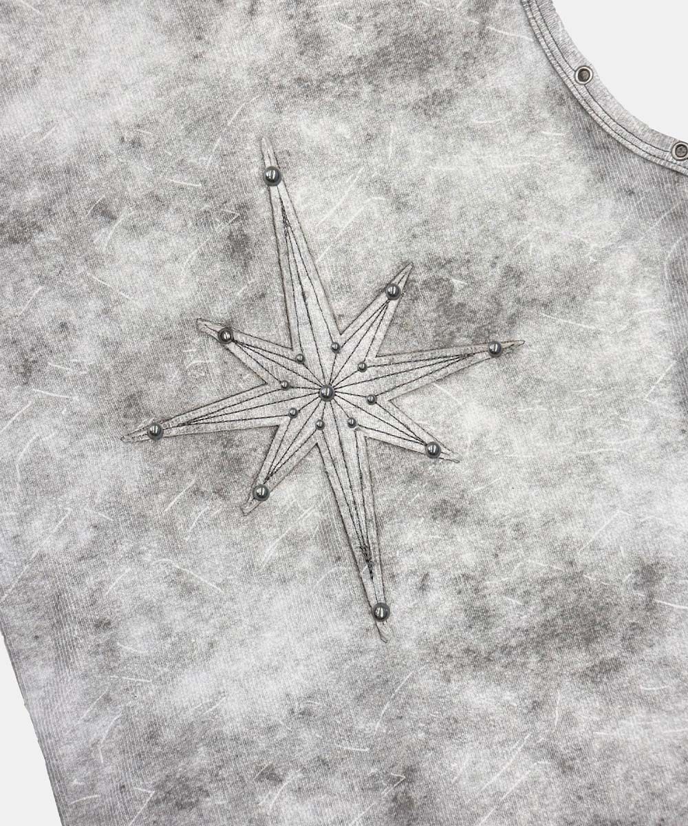 배드블러드(BADBLOOD) Viper Cotton Rib Tank 01 - White - 사이즈