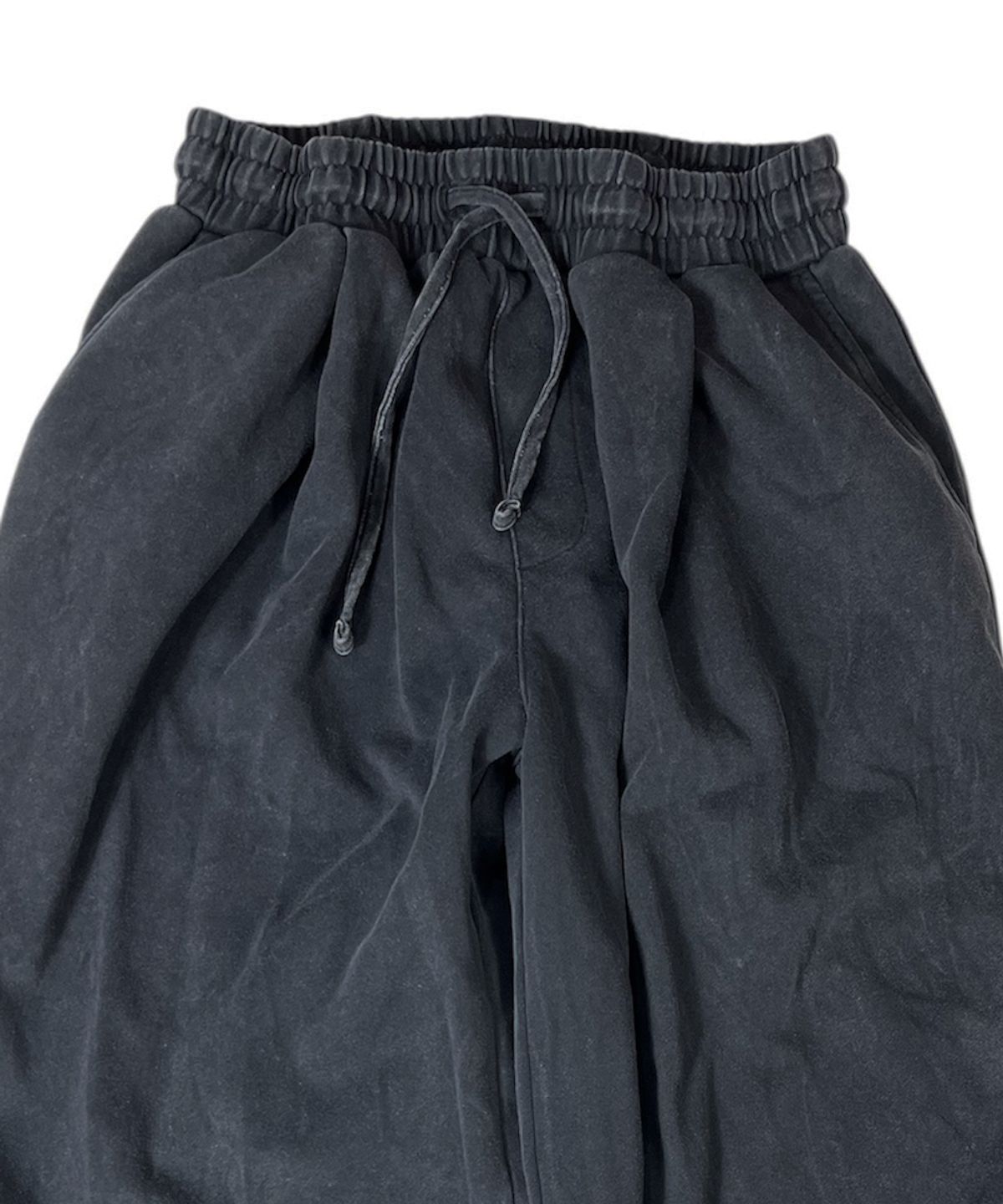 스케이터락(SK8ER ROCK) Stars Vintage Washing Wide Pants ((washed black))
