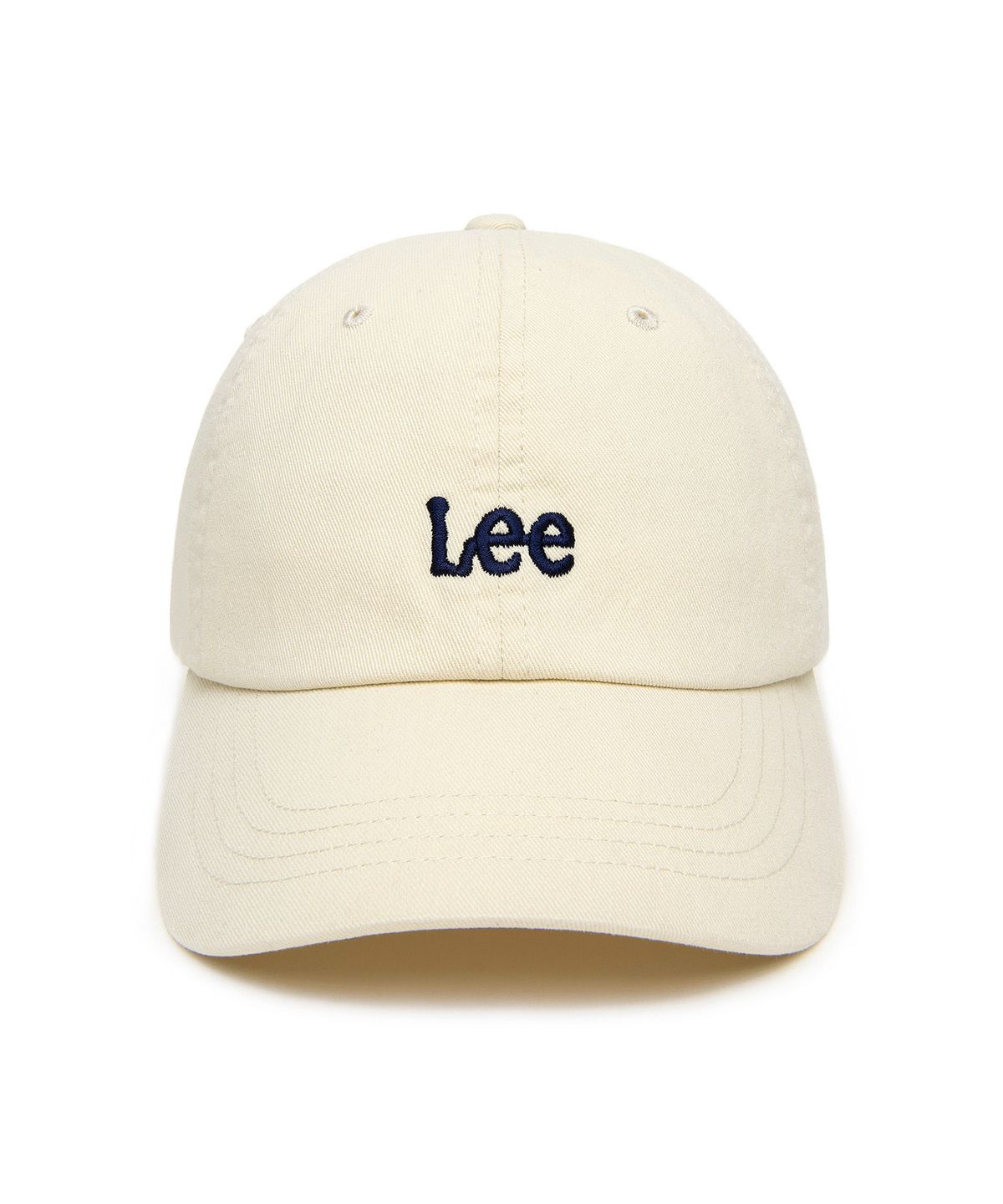 리(LEE) 스몰 트위치 로고 코튼 볼캡 아이보리