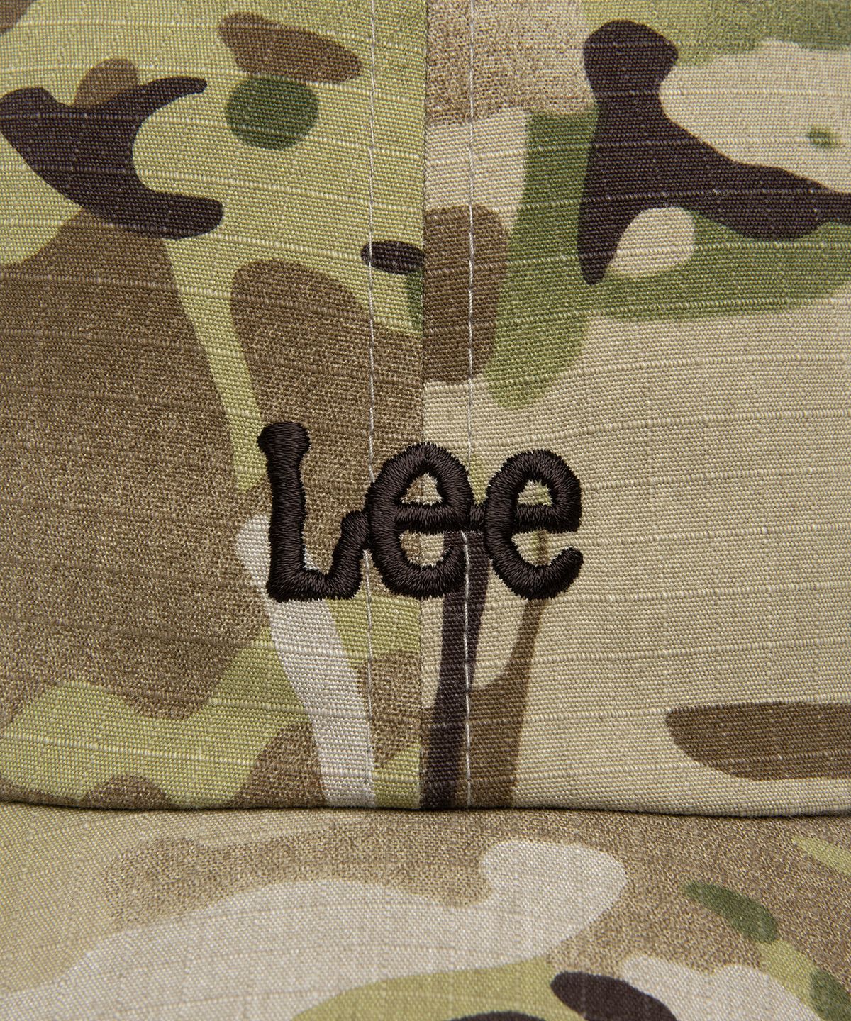 리(LEE) 스몰 트위치 로고 코튼 볼캡 카모플라쥬