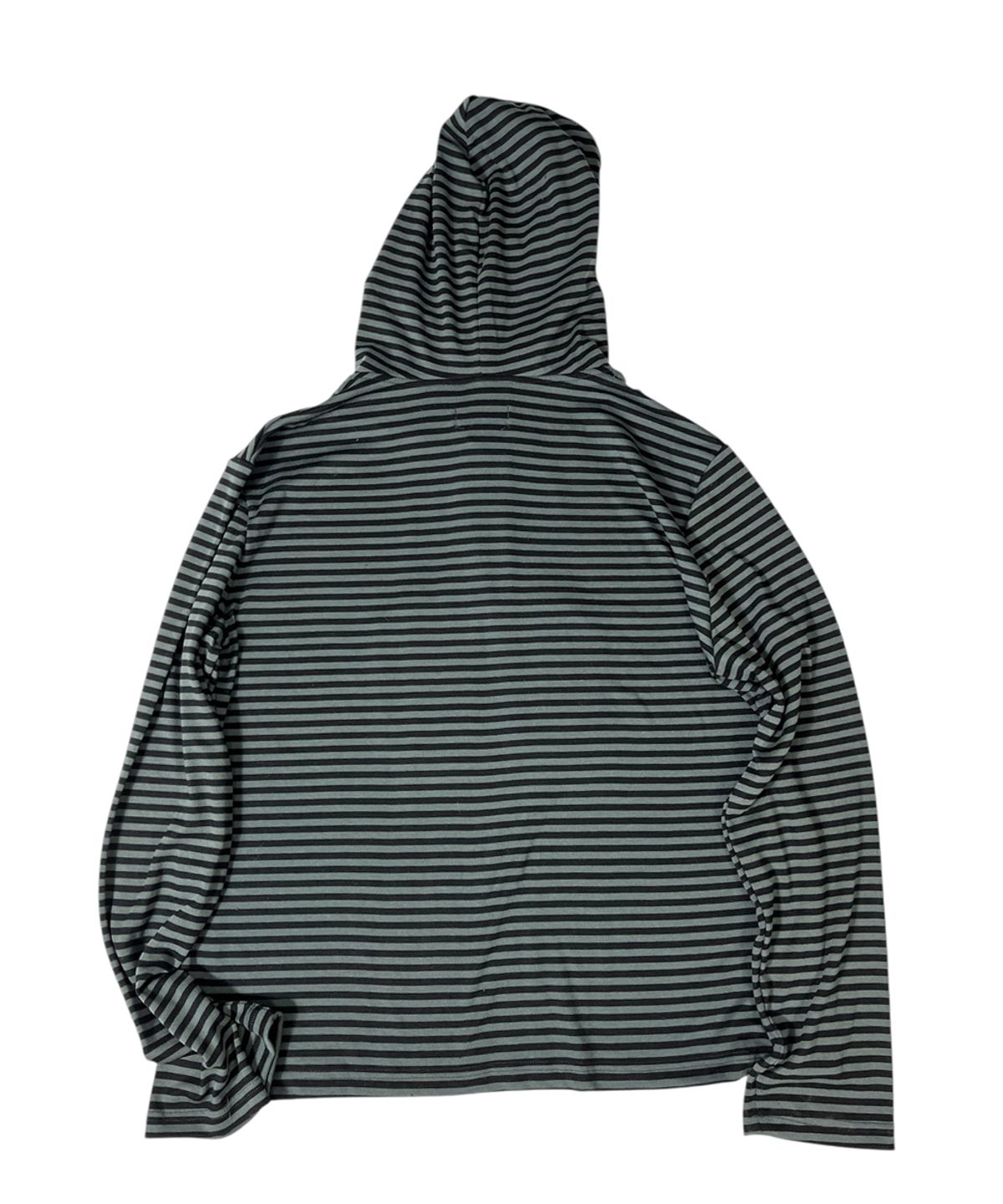 스케이터락(SK8ER ROCK) 88 Stripe Henley Neck Hoodie ((gray*black))