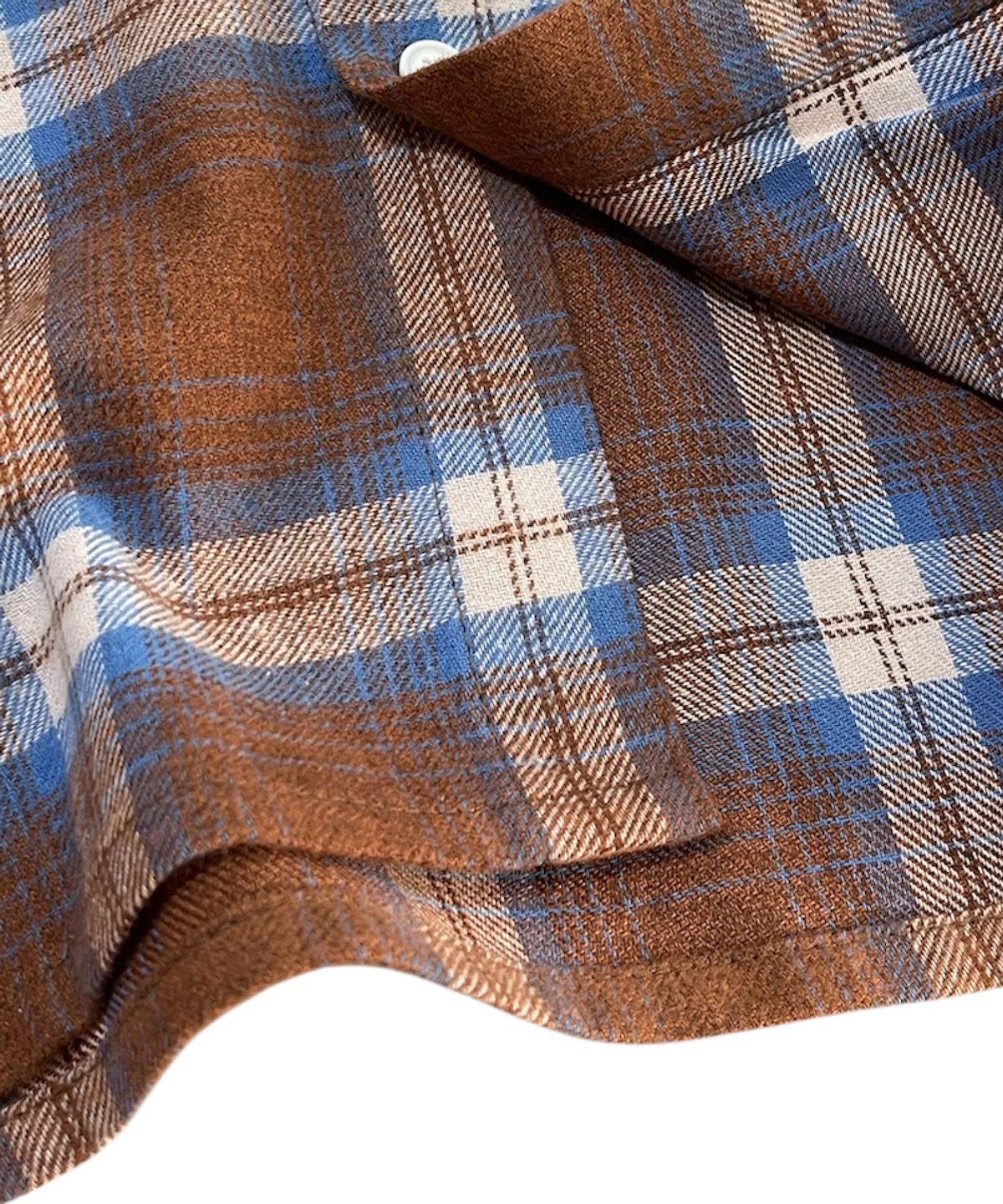 스케이터락(SK8ER ROCK) Mix Check Oversized Shirt ((brown))