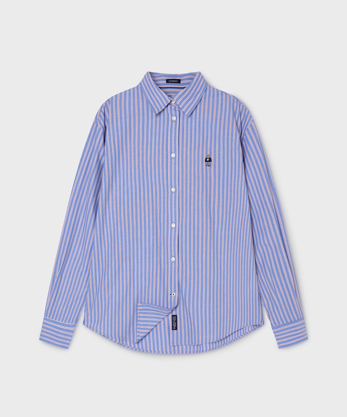 후아유(WHO.A.U) Steve Loose Fit Striped Shirts / WHYSG2311F