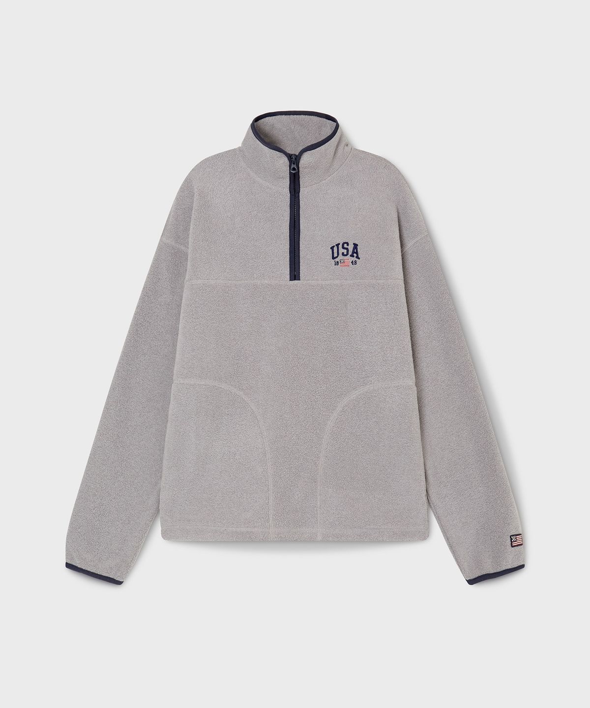 후아유(WHO.A.U) USA Fleece Half Zip-up / WHMAG2291U