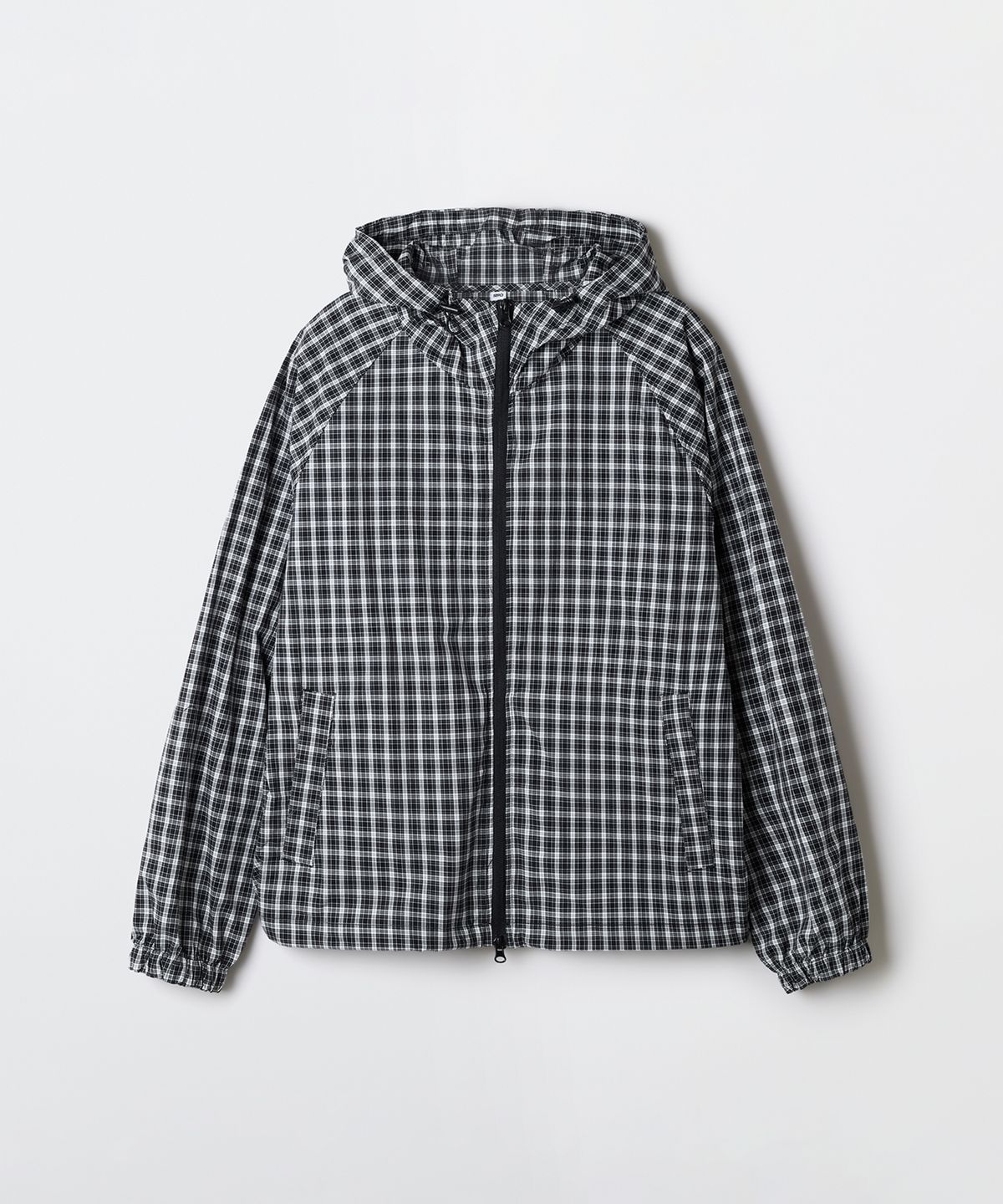 스파오(SPAO) 여성 체크 후드 윈드브레이커_SPJJG23G03