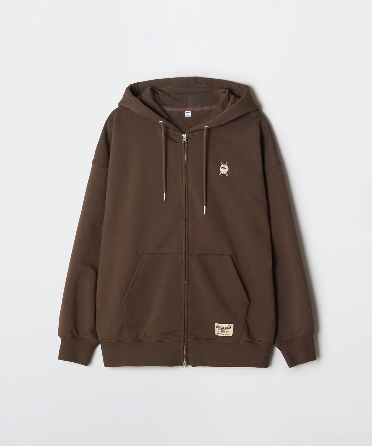 스파오(SPAO) (우디) 자수 후드 집업_SPMZG23CY1