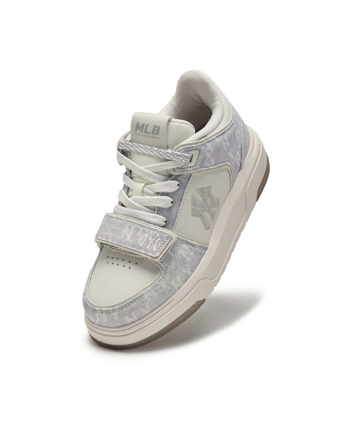 엠엘비(MLB) 청키라이너 미드 데님 모노그램 SL NY (Grey)