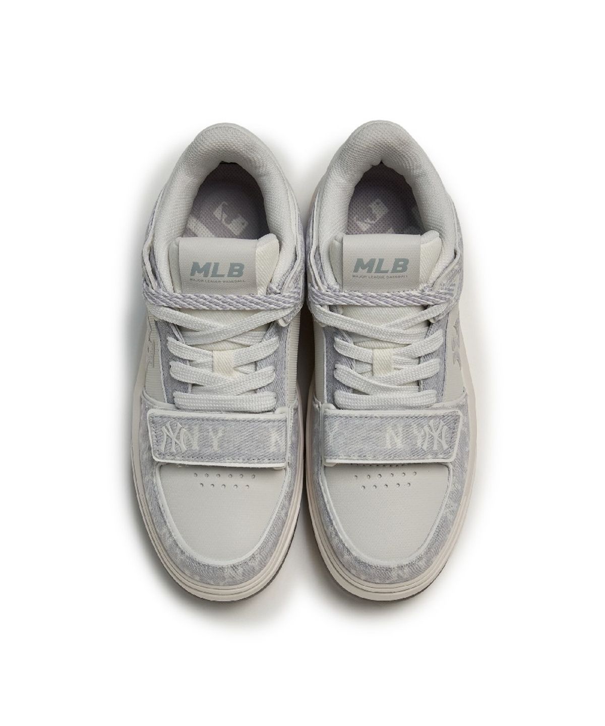 엠엘비(MLB) 청키라이너 미드 데님 모노그램 SL NY (Grey)