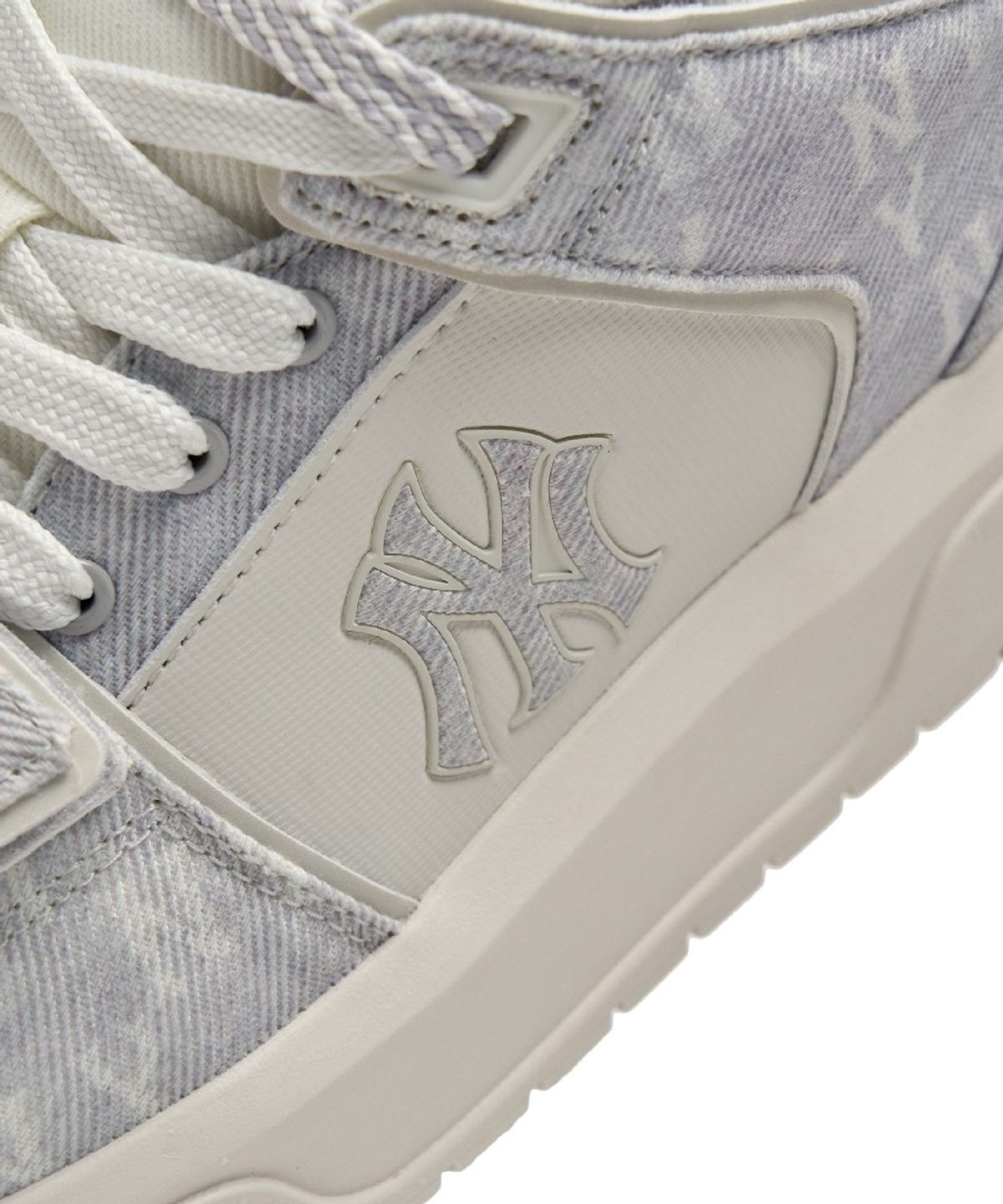 엠엘비(MLB) 청키라이너 미드 데님 모노그램 SL NY (Grey)