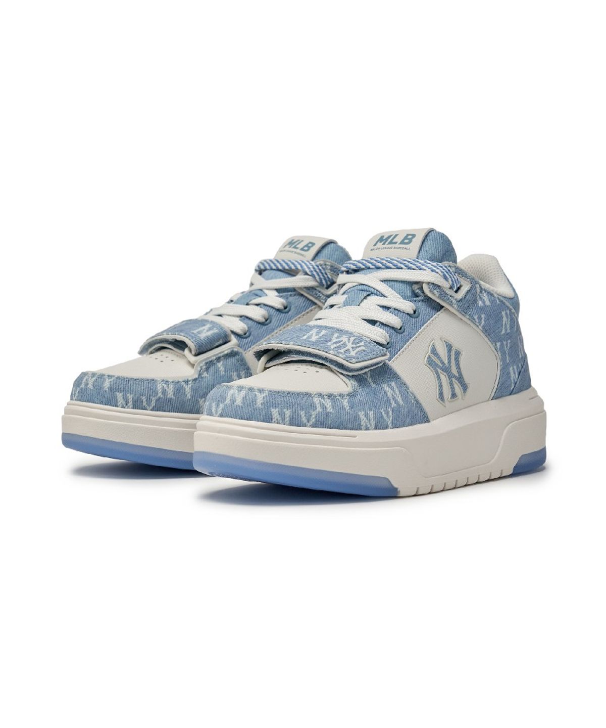 엠엘비(MLB) 청키라이너 미드 데님 모노그램 SL NY (Blue)