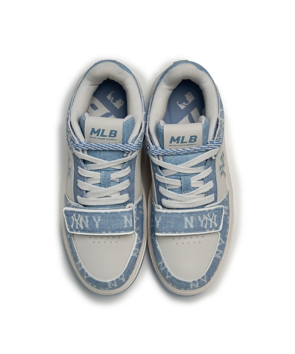 엠엘비(MLB) 청키라이너 미드 데님 모노그램 SL NY (Blue)