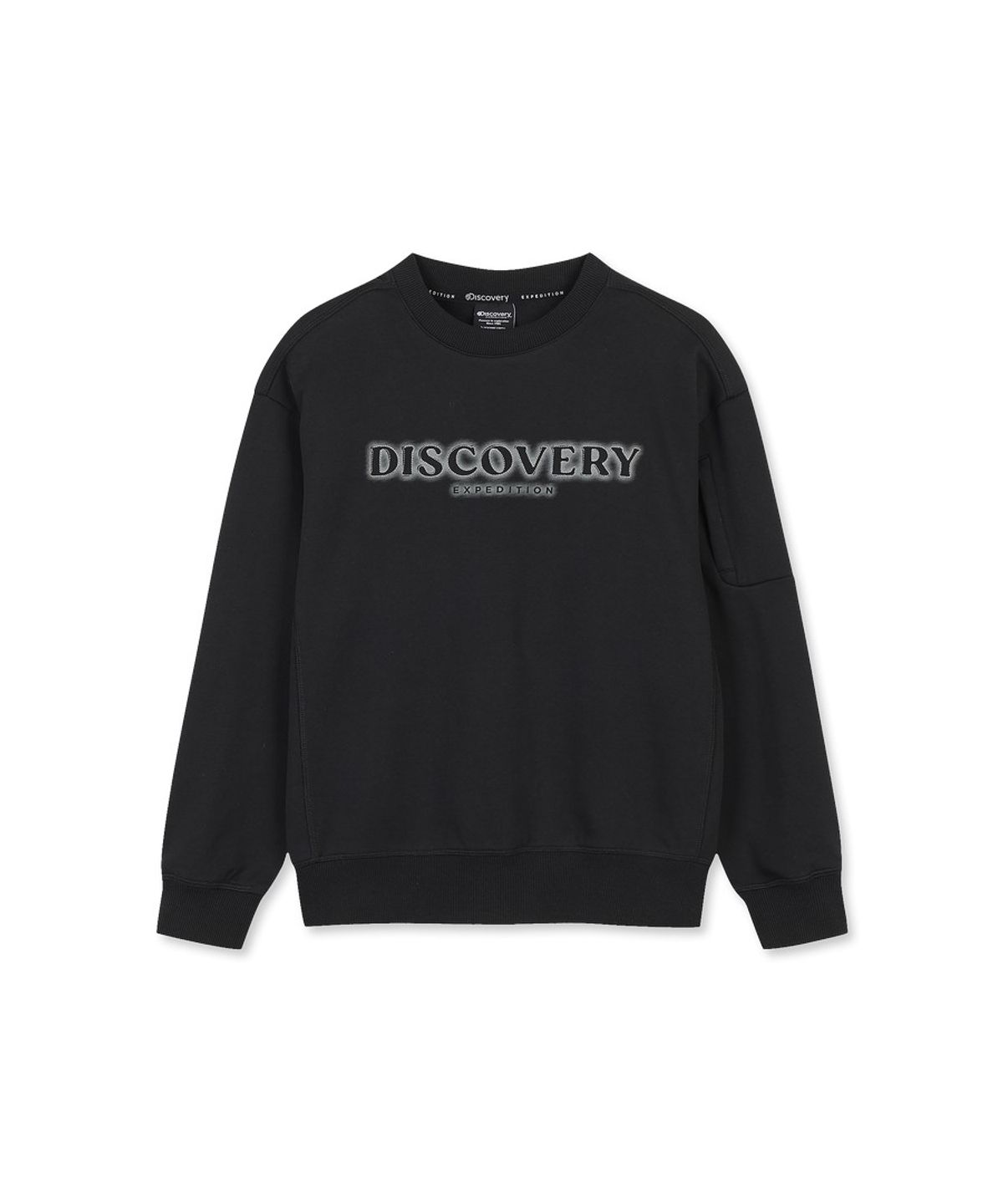 디스커버리 키즈(DISCOVERY KIDS) 키즈 그래픽 맨투맨 (BLACK)