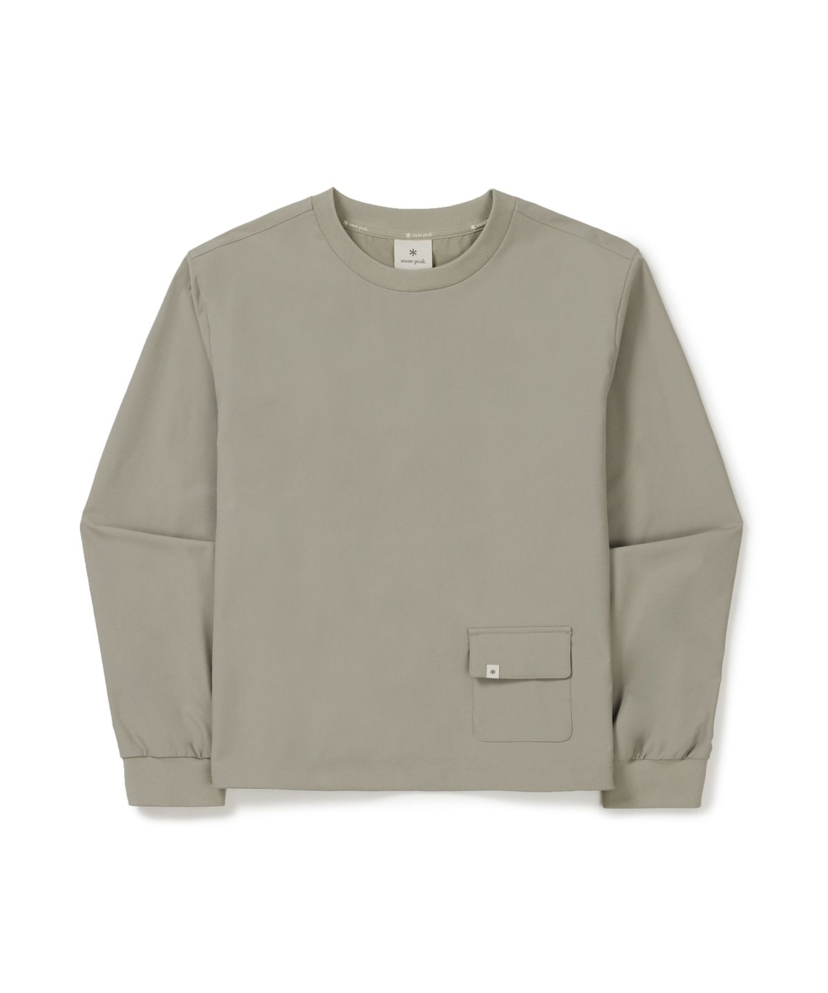 스노우피크 어패럴(SNOWPEAK APPAREL) 라고 여성 맨투맨 (S26SWTHT27) Khaki Gray