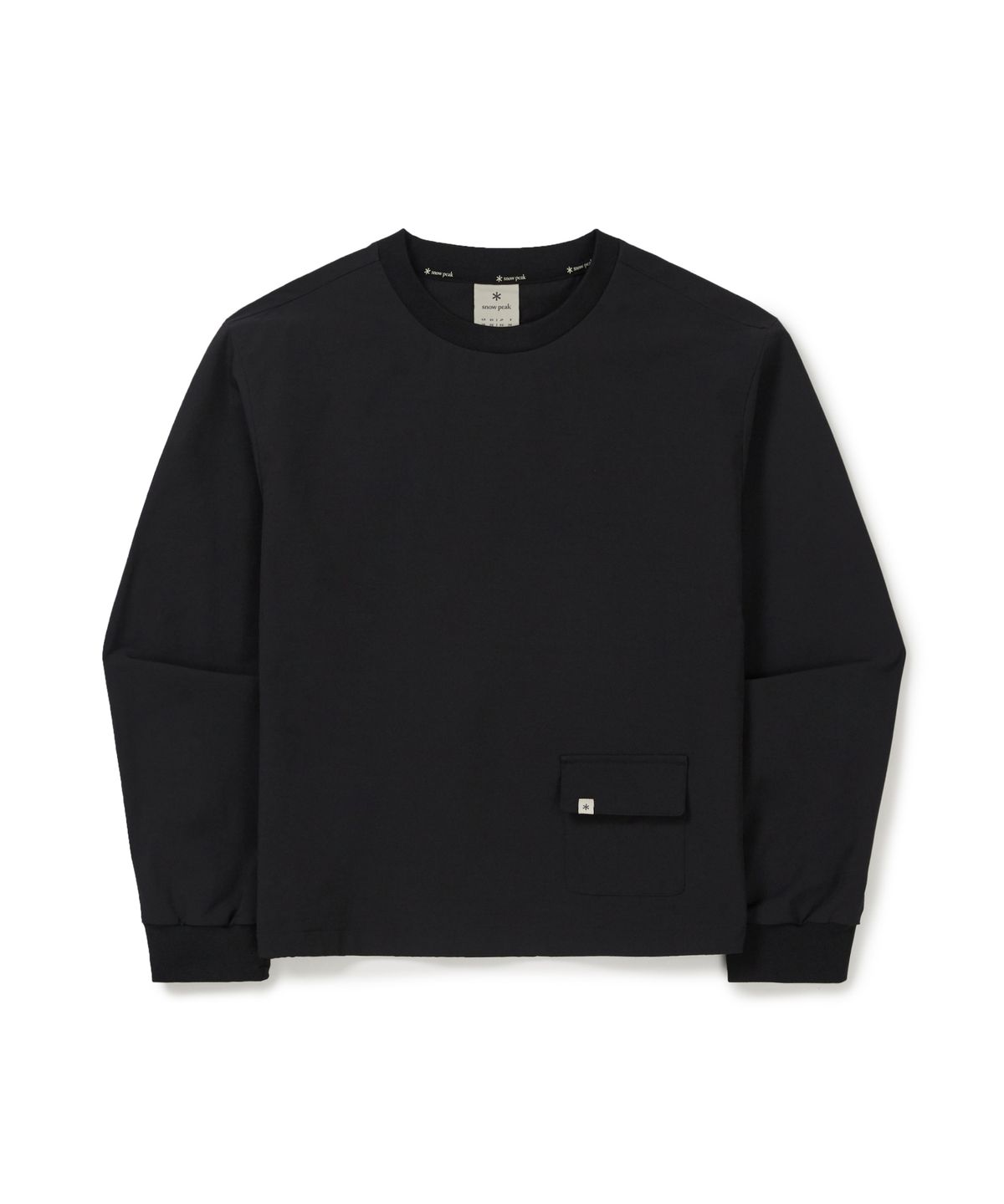 스노우피크 어패럴(SNOWPEAK APPAREL) 라고 여성 맨투맨 (S26SWTHT27) Black