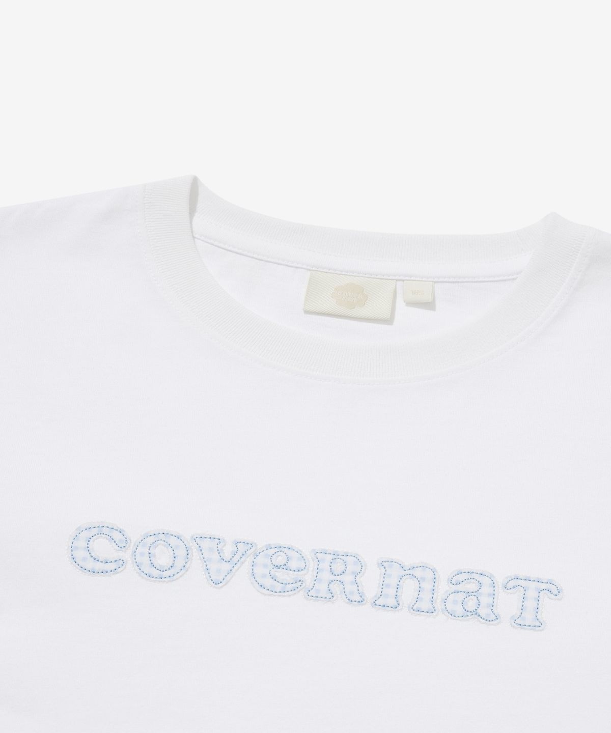 커버낫 우먼(COVERNAT WOMAN) 우먼 쿠퍼로고 롱슬리브 화이트