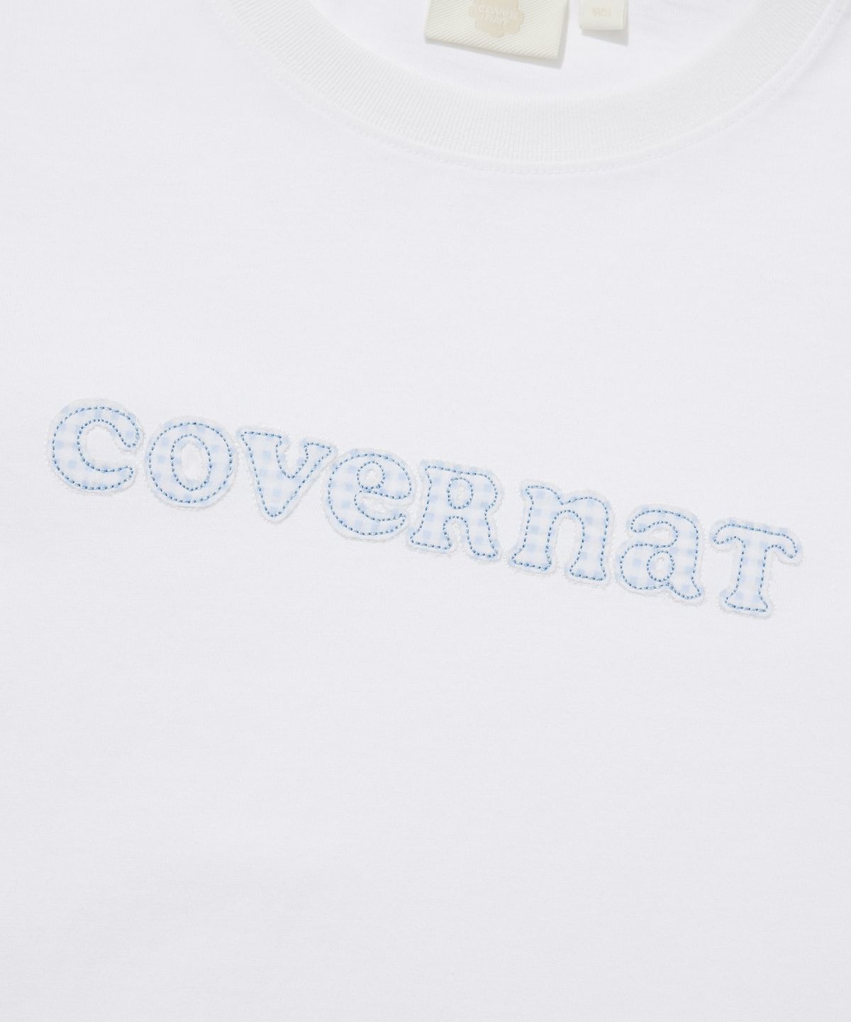 커버낫 우먼(COVERNAT WOMAN) 우먼 쿠퍼로고 롱슬리브 화이트