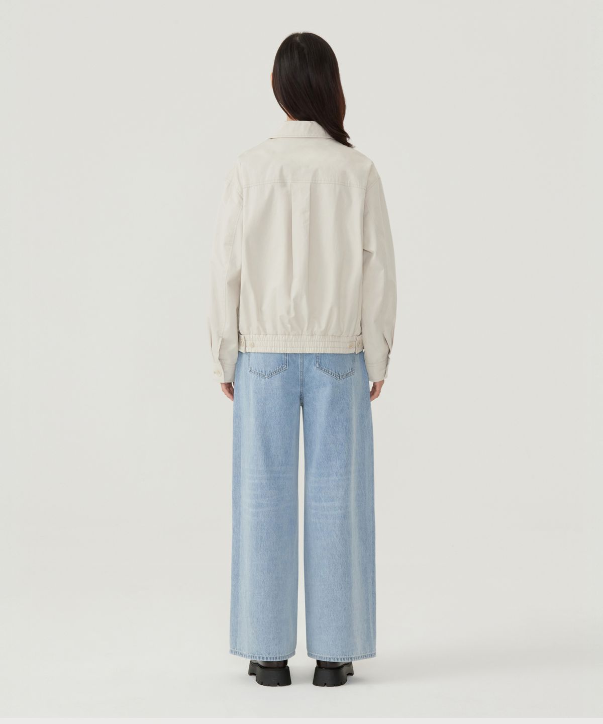 커버낫 우먼(COVERNAT WOMAN) 우먼 와이드 데님 팬츠 라이트 블루