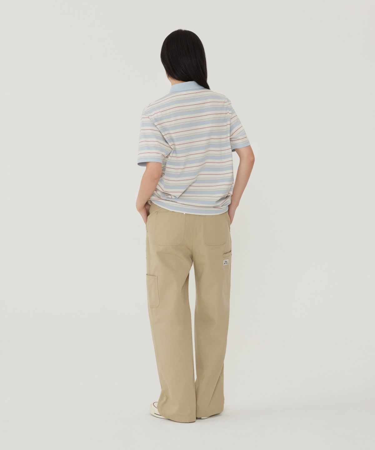 커버낫 우먼(COVERNAT WOMAN) 우먼 카펜터 워크 팬츠 카키