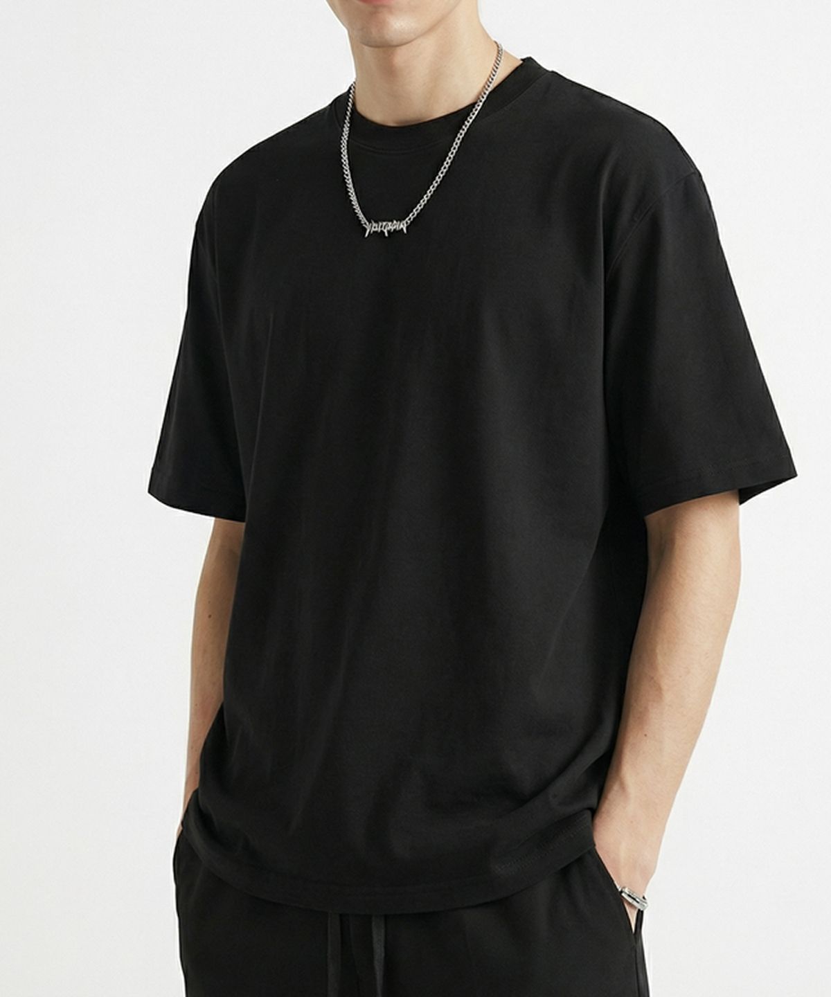 버튼서울(BUTTON SEOUL) 베이직 오버핏 쿨 테크 코튼 티셔츠(3 COLORS)