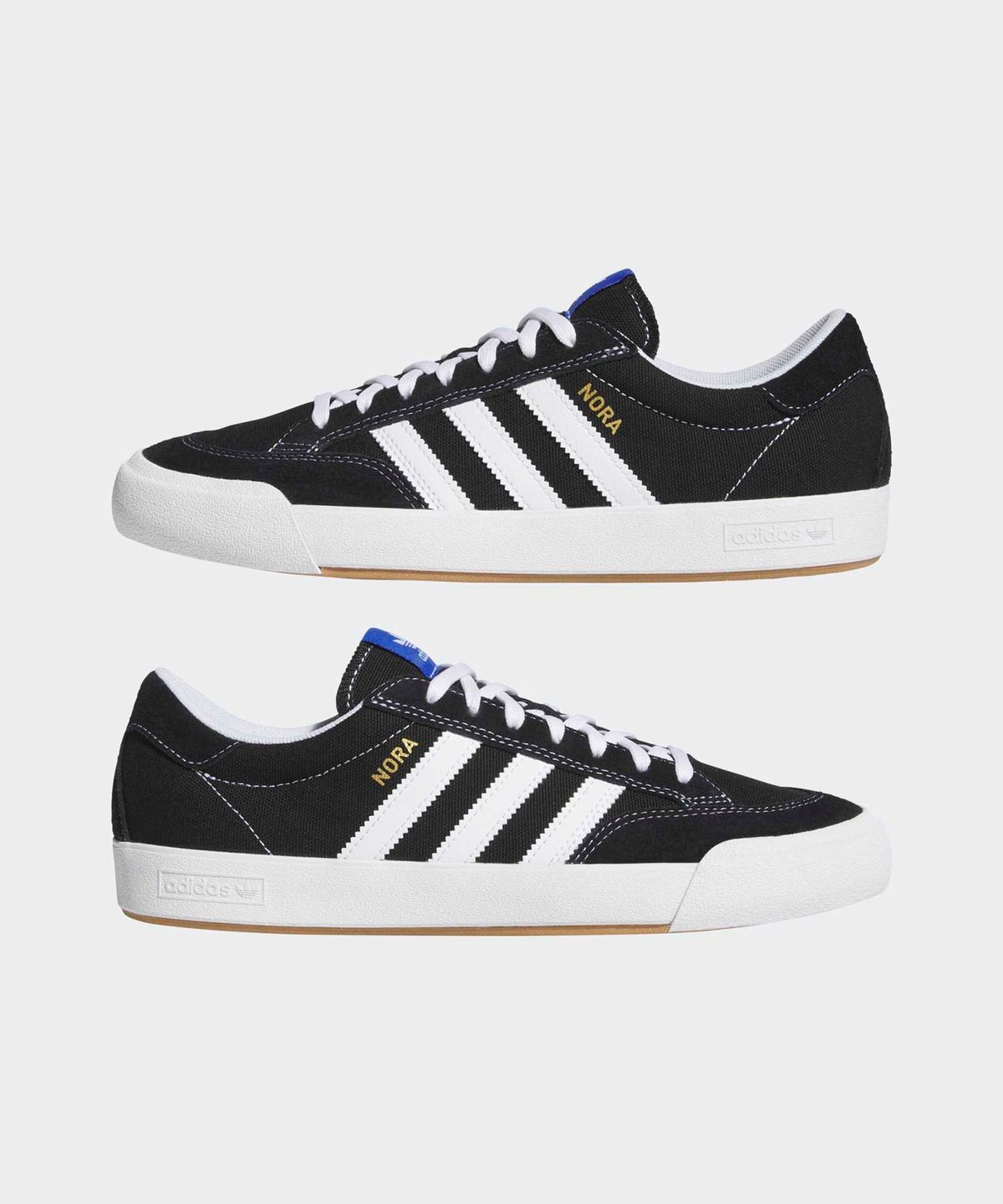 아디다스(ADIDAS) 노라 - 블랙:화이트 / HQ7537