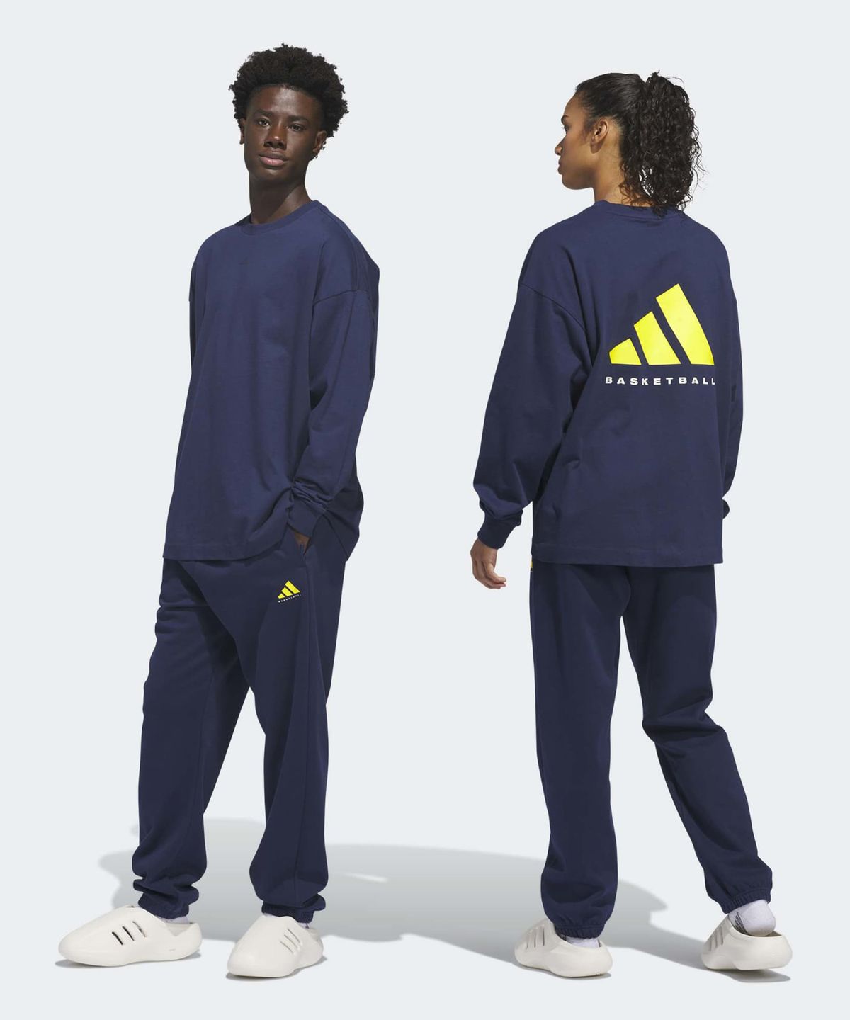 아디다스(ADIDAS) 바스켓볼 플리스 조거 - 나이트인디고 / JZ9531