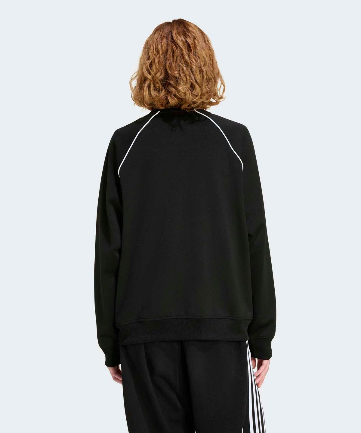 아디다스(ADIDAS) 슈퍼스타 루즈 트랙탑 - 블랙:화이트 / KD8823
