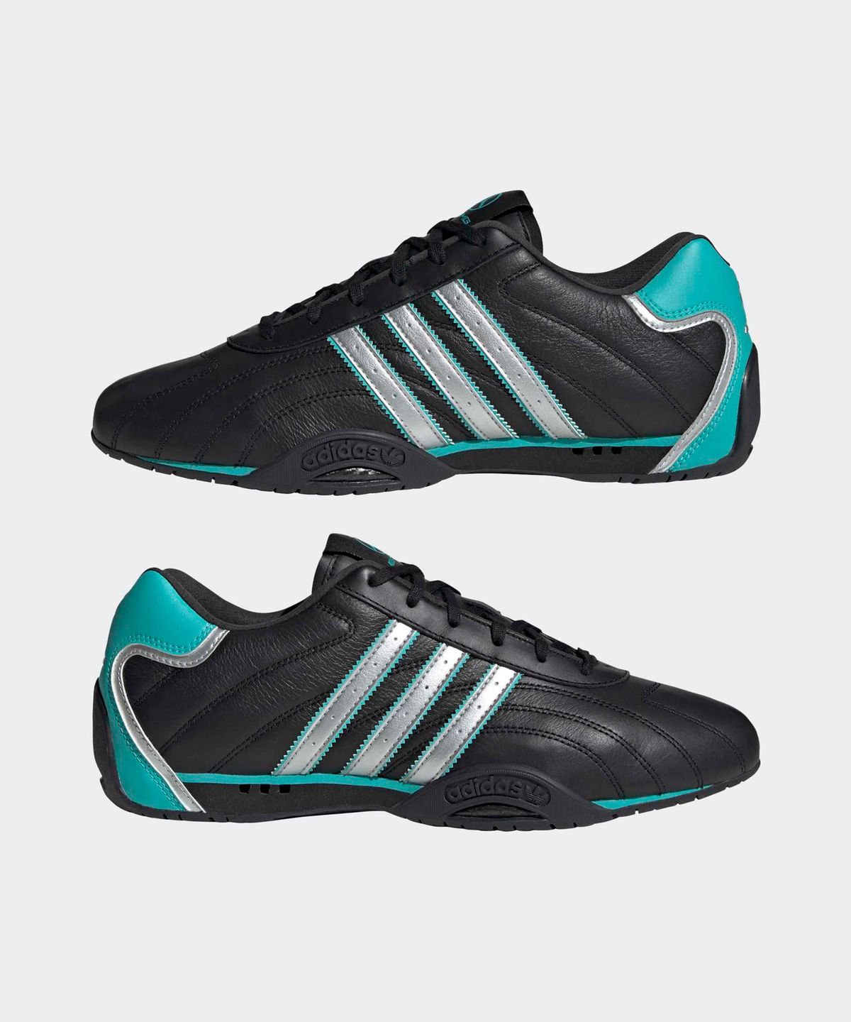 아디다스(ADIDAS) 메르세데스 AMG F1 팀 아디레이서 로우 - 블랙:실버:민트 / KJ1188