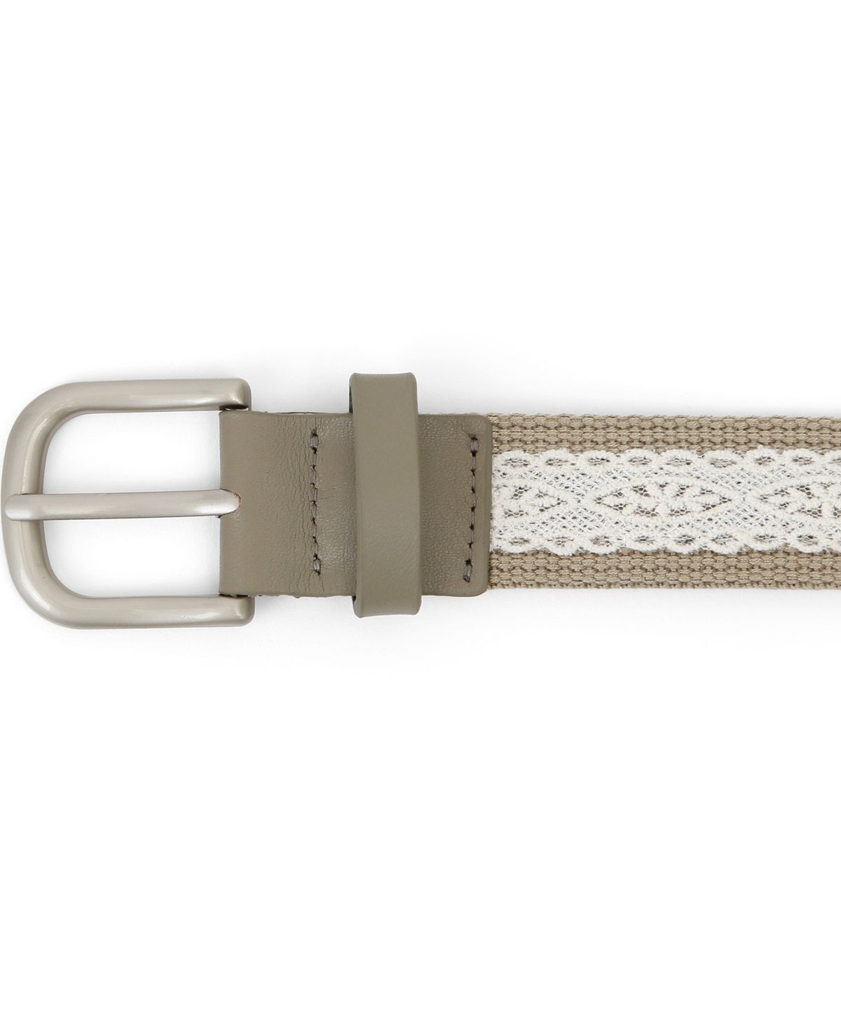 언더컨트롤 스튜디오(UNDERCONTROL STUDIO) 레이스 아일렛 벨트 LACE BELT / EYELET / D BEIGE