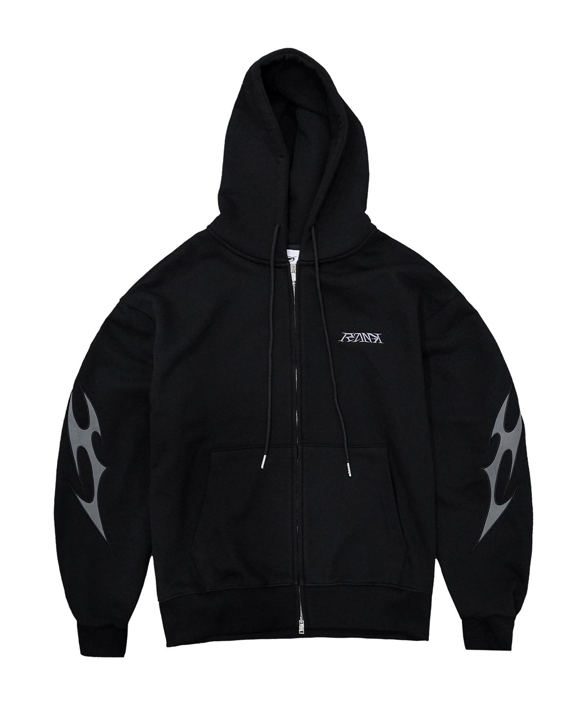 더랭크(THERANK) TRIBAL KILLSWITCH TRAINING HOODED ZIP-UP [BLACK]