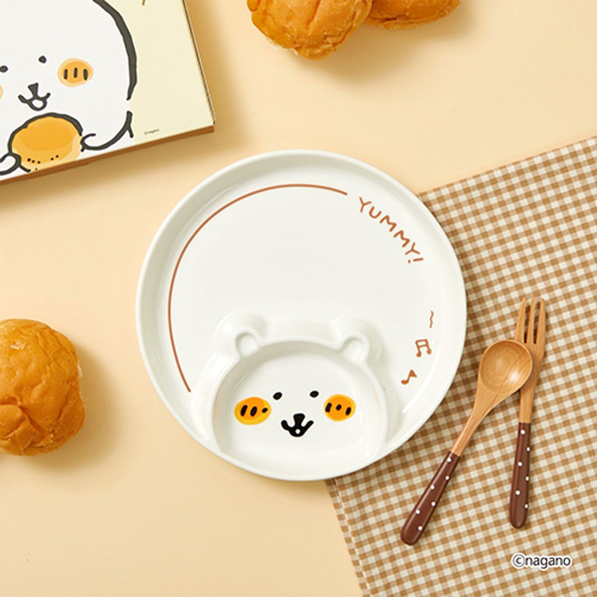 캐샵(KESHOP) 담곰이 원형 나눔접시