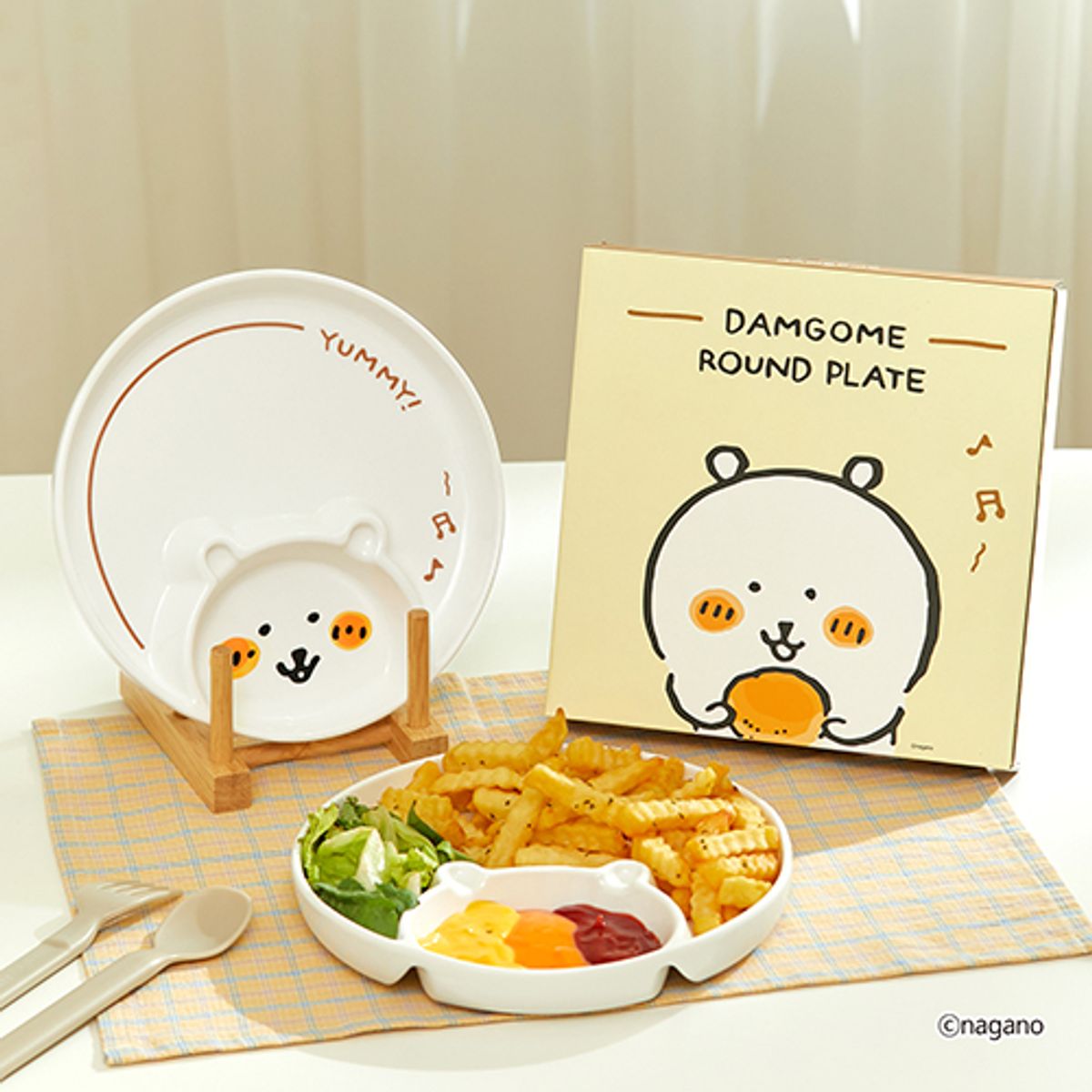 캐샵(KESHOP) 담곰이 원형 나눔접시