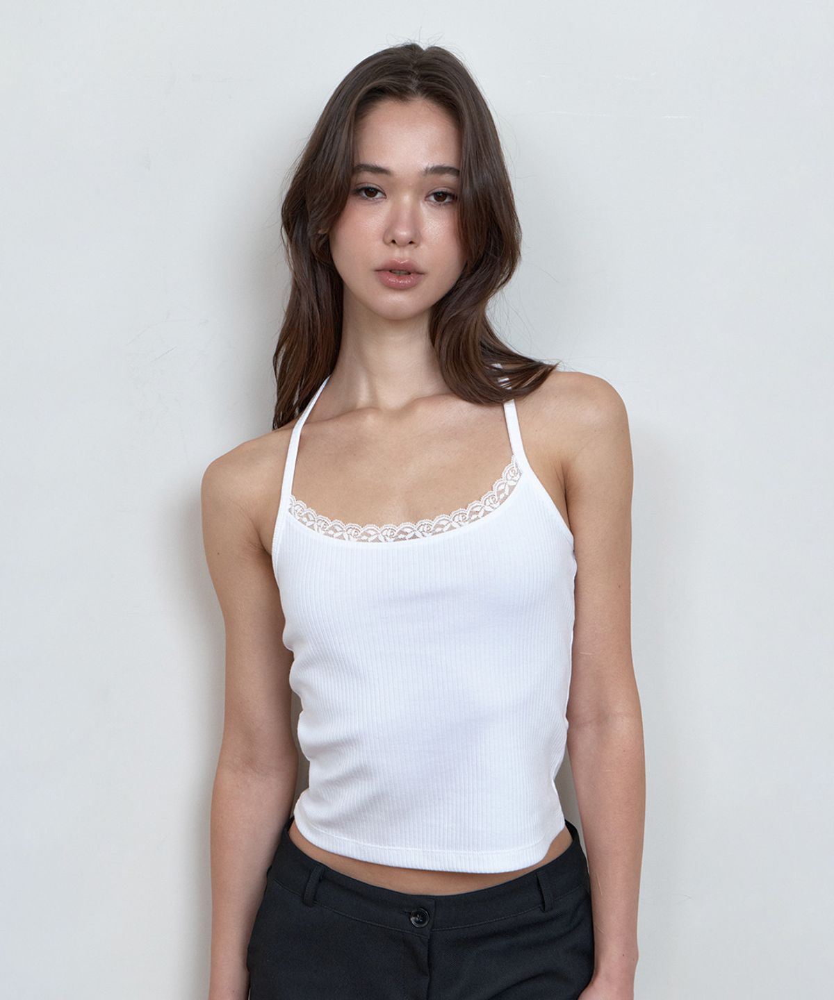 큐리티(CURETTY) C 2-WAY ROSE BUTTON CARDIGAN SET_WHITE