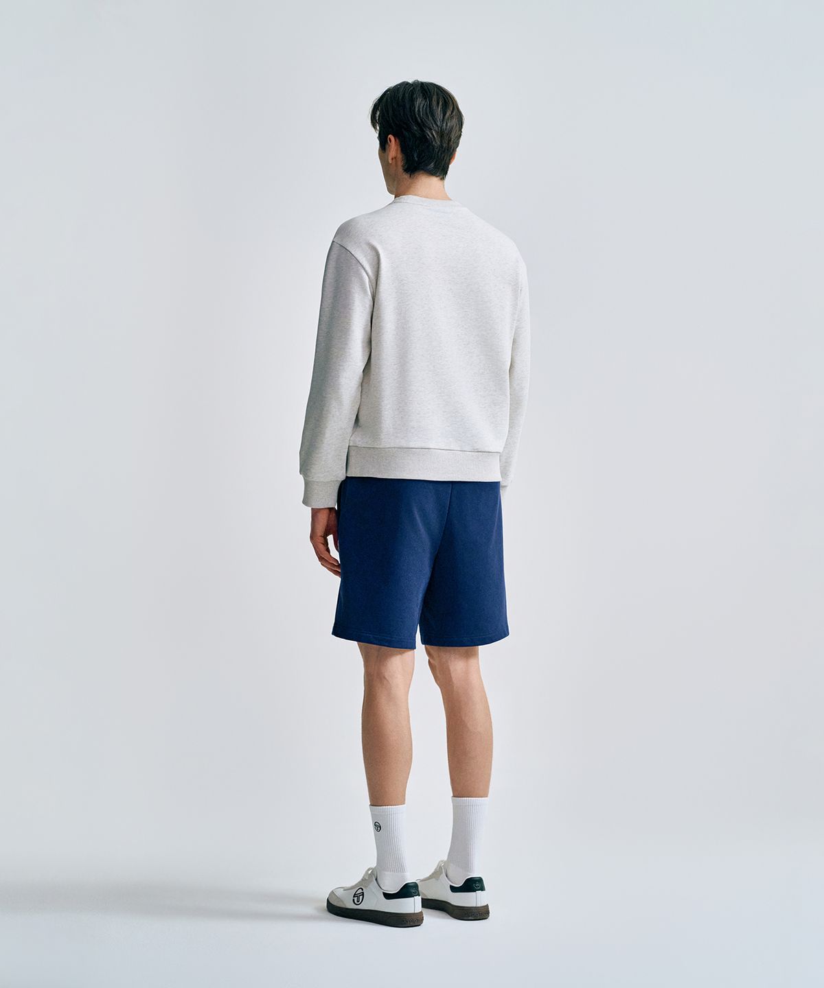 세르지오 타키니(SERGIO TACCHINI) U 쿠쉬라이트 프렌치 클래식 맨투맨 (Mg.Cream)