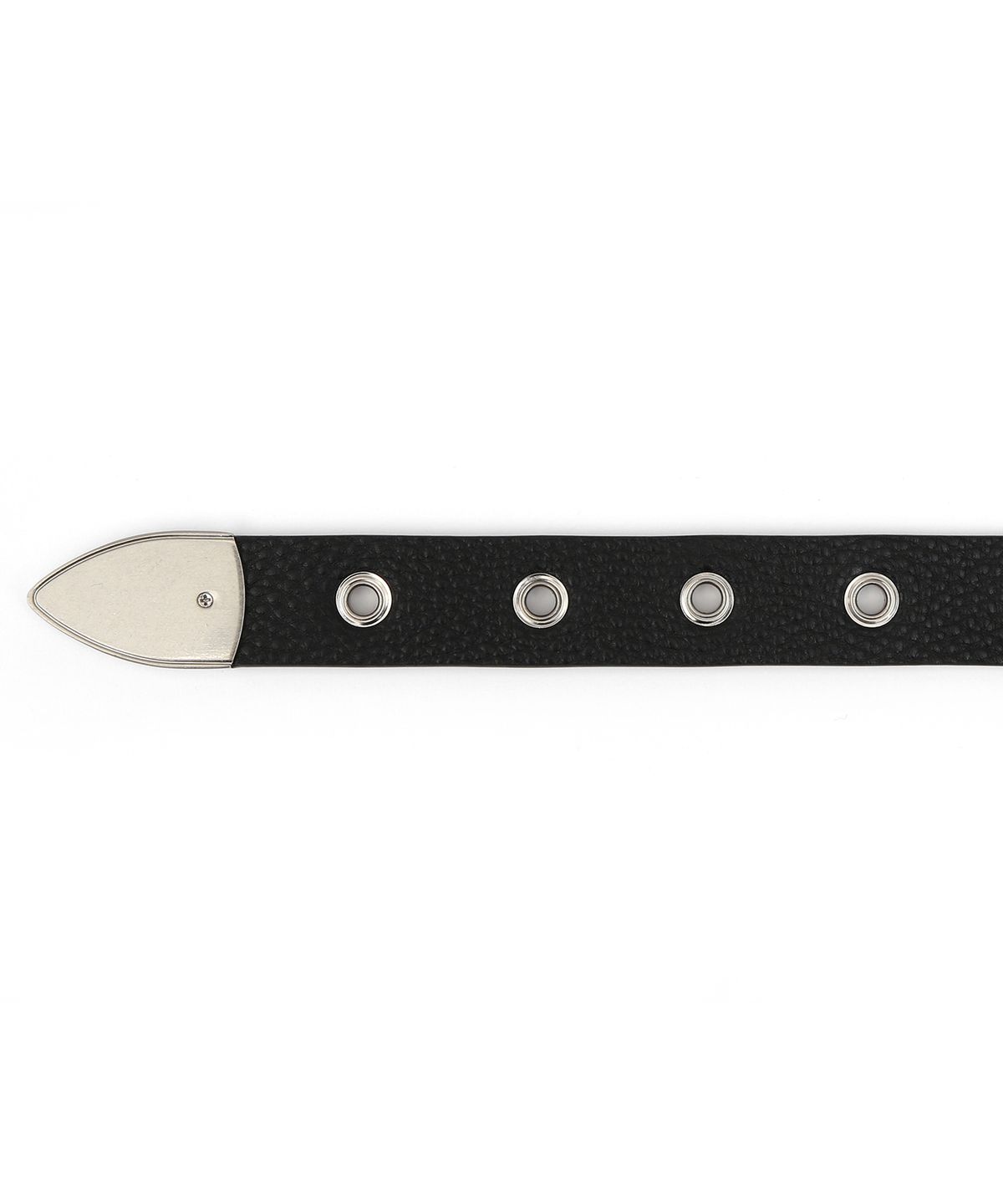 언더컨트롤 스튜디오(UNDERCONTROL STUDIO) 아일렛 소가죽 롱 벨트 LONG WESTERN BELT / EYELET / BLACK