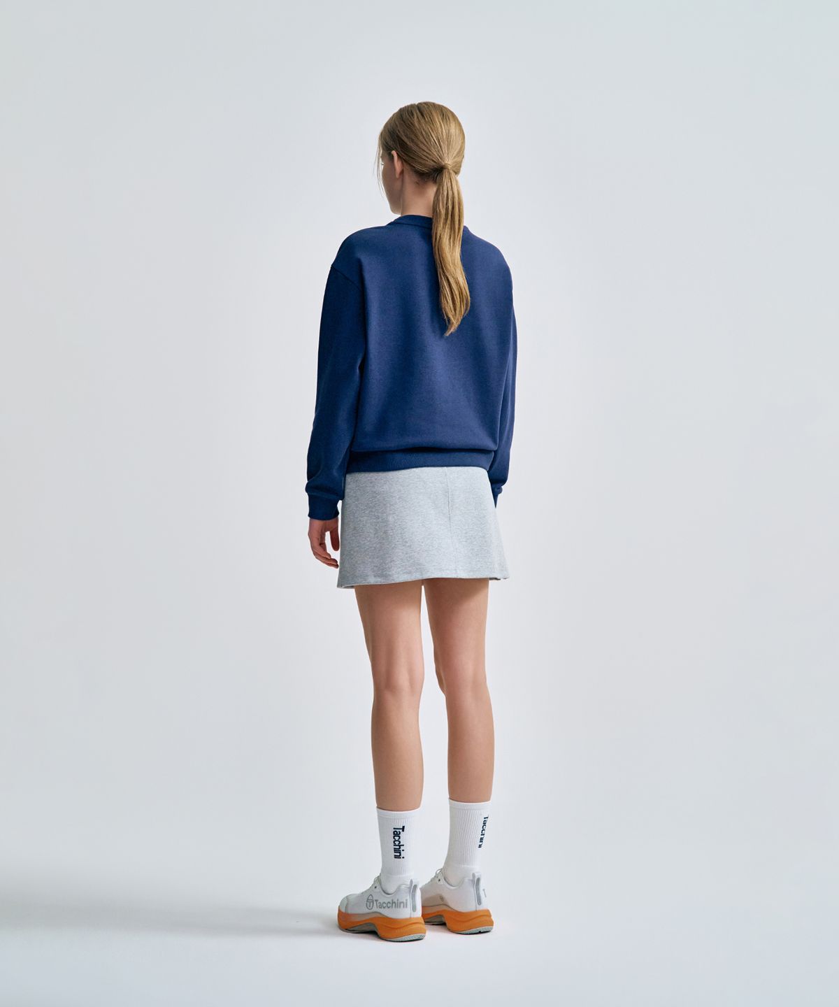 세르지오 타키니(SERGIO TACCHINI) W 쿠쉬라이트 스커트 (Melange Grey)