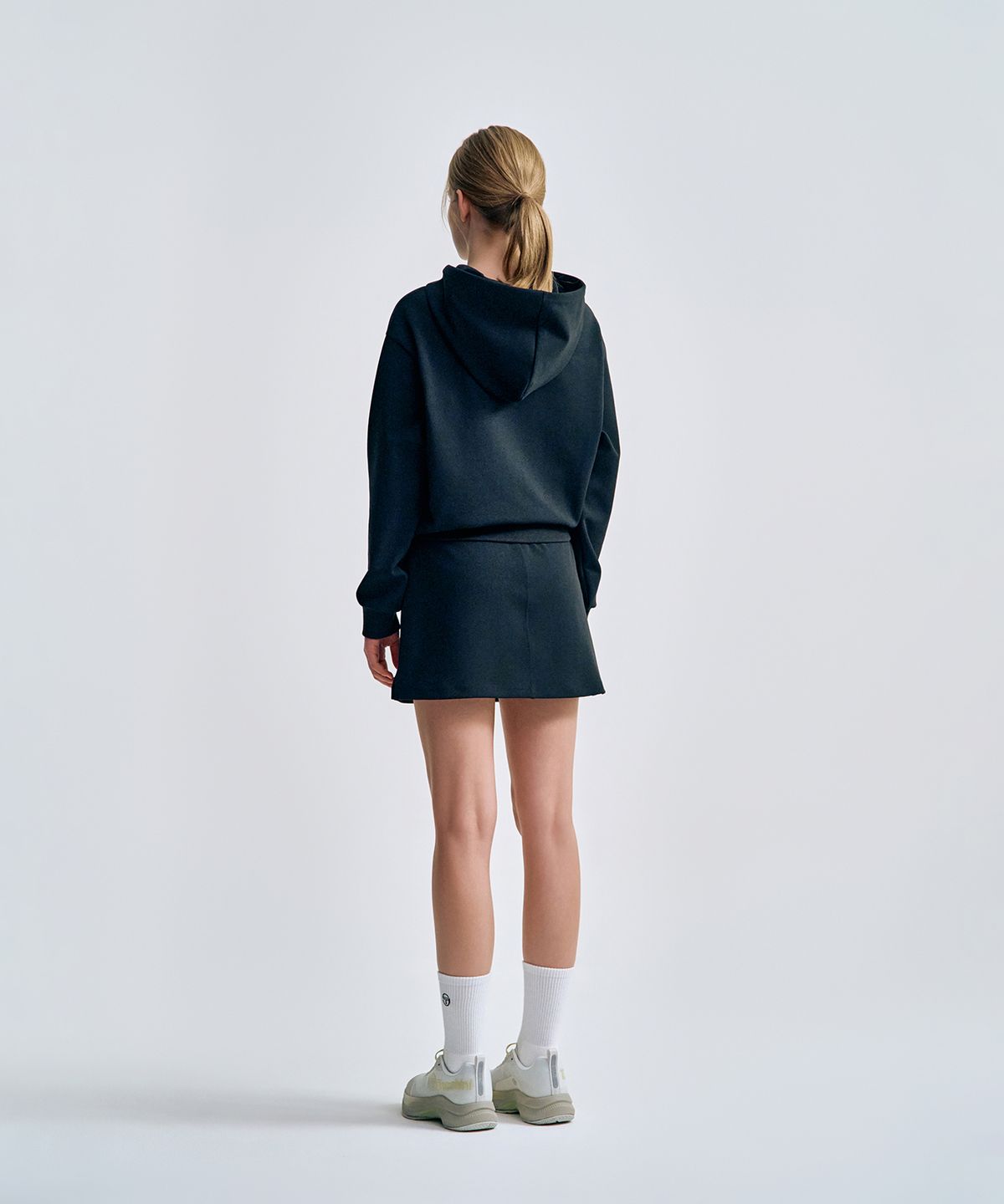 세르지오 타키니(SERGIO TACCHINI) W 쿠쉬라이트 스커트 (Black)