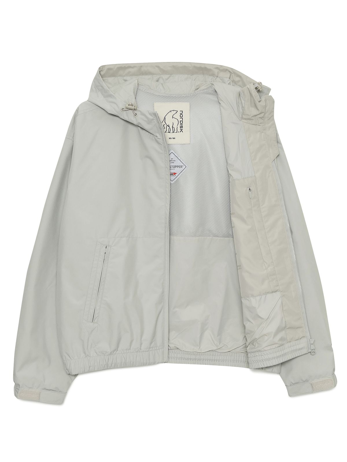 노르디스크(NORDISK) 고어 윈드스토퍼 후디 자켓 - W_Light Beige