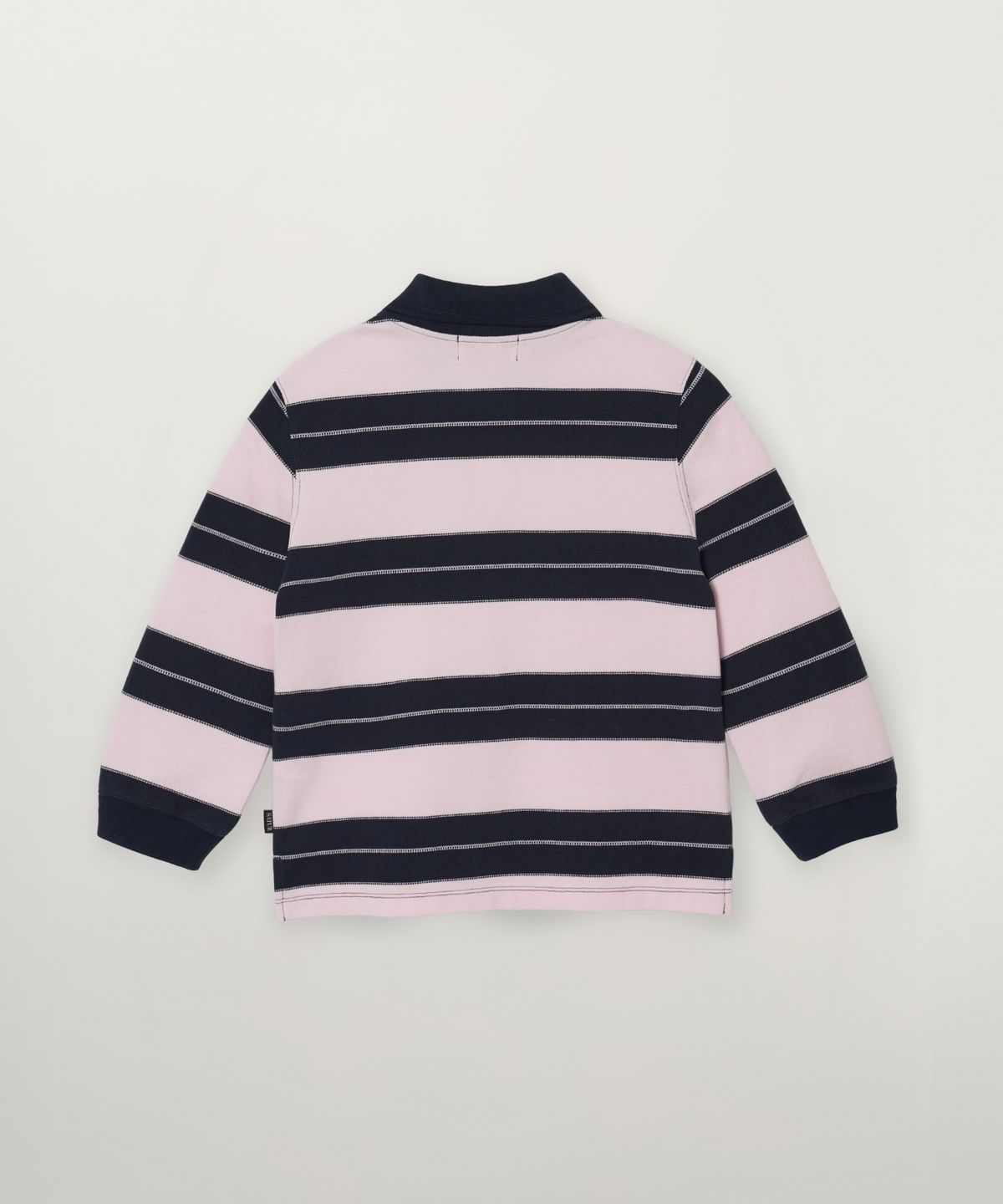 세터 키즈(SATUR KIDS) (K) 아페로 스트라이프 피케 롱 슬리브 핑크