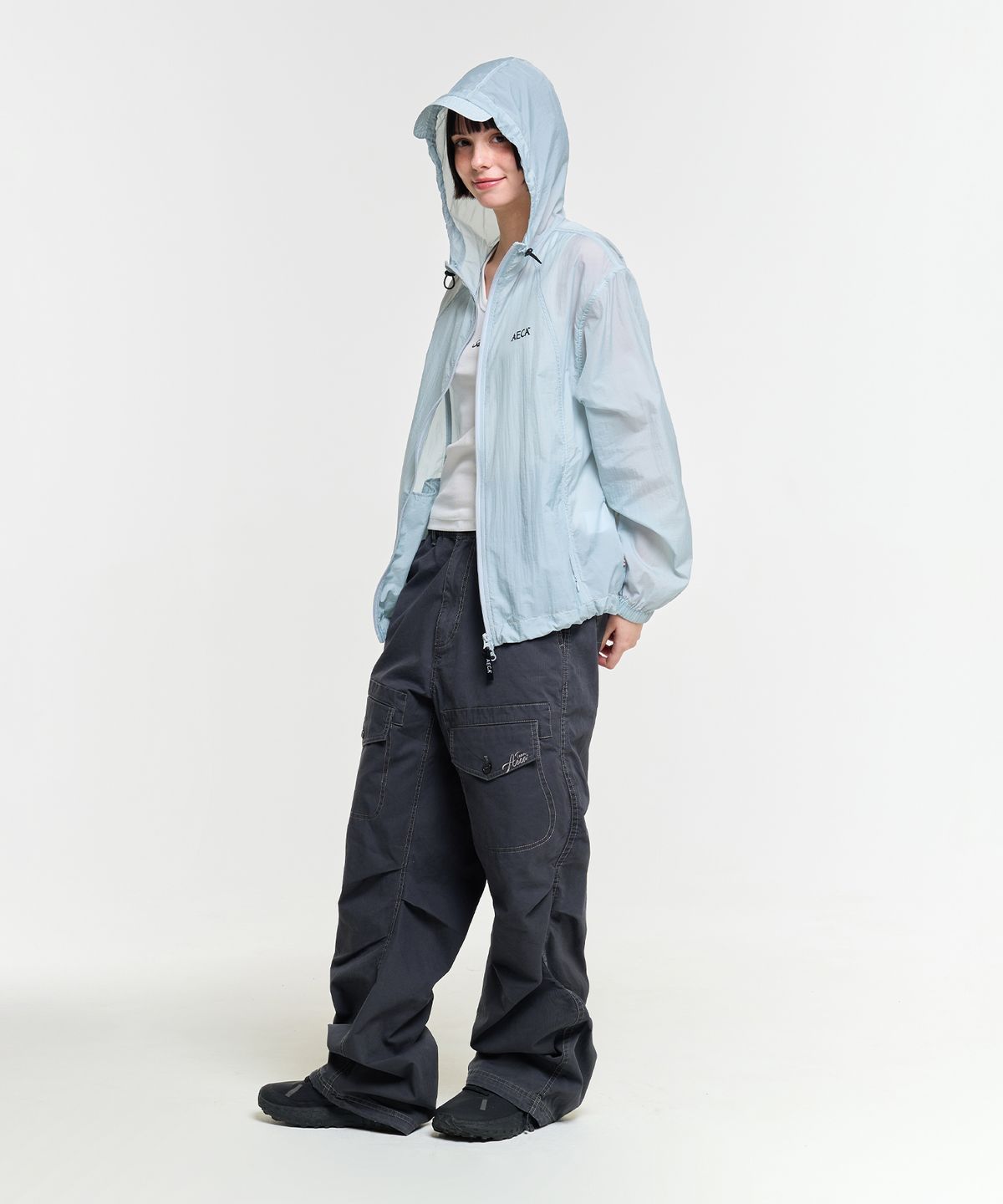 에이카화이트(AECA) AECA PACKABLE WINDBREAKER-MINT