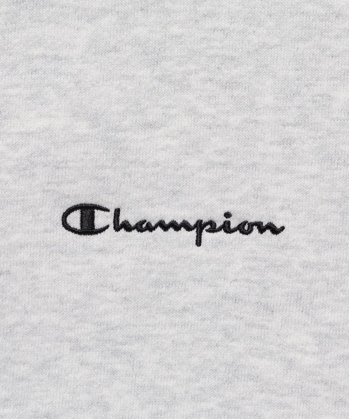 챔피온(CHAMPION) 챔피온 X 더블탭스 테리 플리스 크루넥 후드 티셔츠 Heather Gray