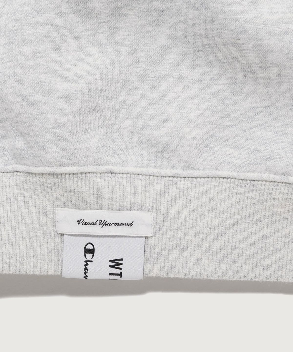 챔피온(CHAMPION) 챔피온 X 더블탭스 테리 플리스 크루넥 후드 티셔츠 Heather Gray
