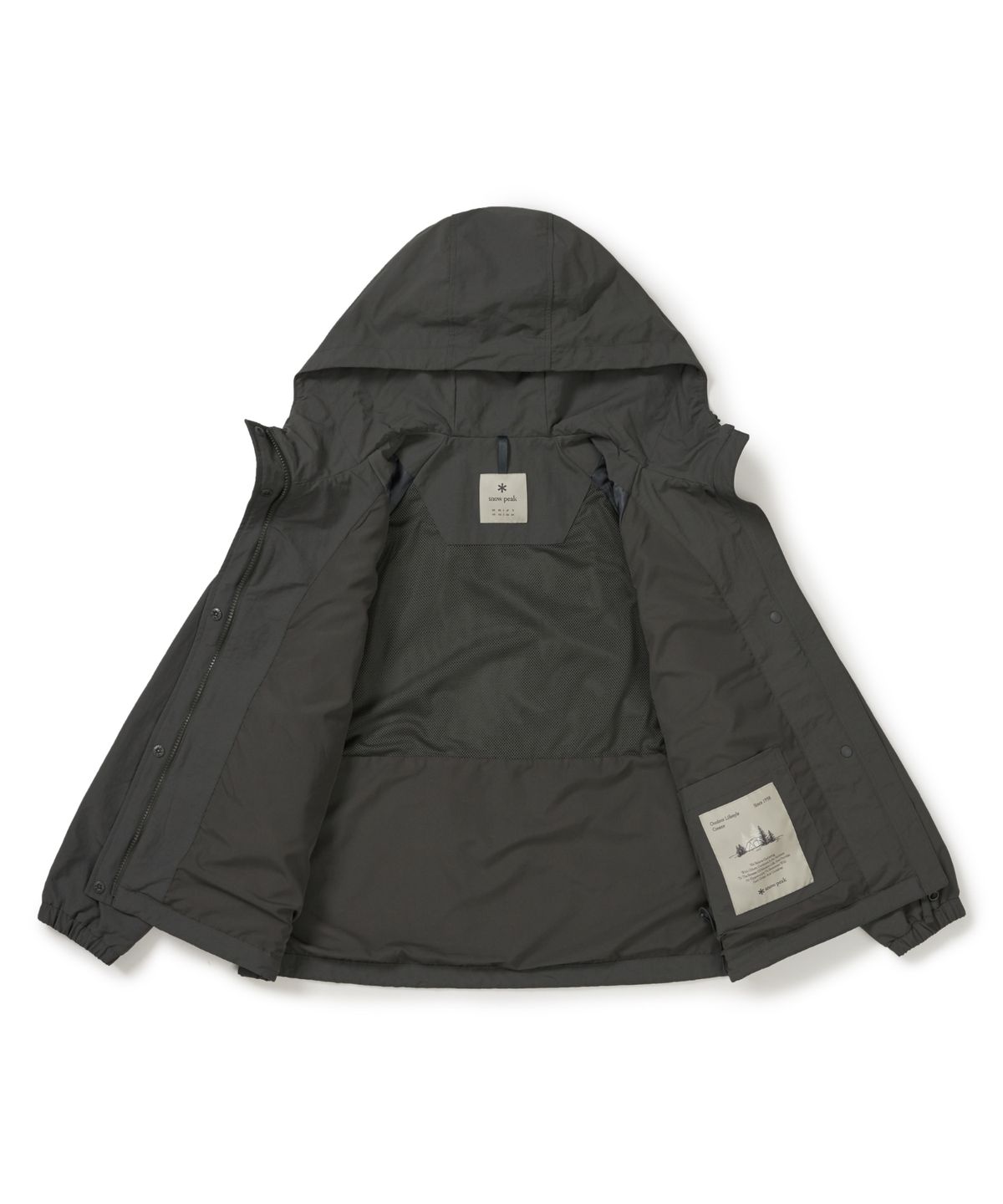 스노우피크 어패럴(SNOWPEAK APPAREL) 캠플 여성 유틸리티 바람막이 (S26ZWCWB11) Rustic Khaki
