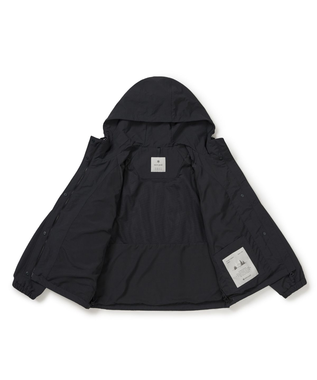 스노우피크 어패럴(SNOWPEAK APPAREL) 캠플 여성 유틸리티 바람막이 (S26ZWCWB11) Charcoal
