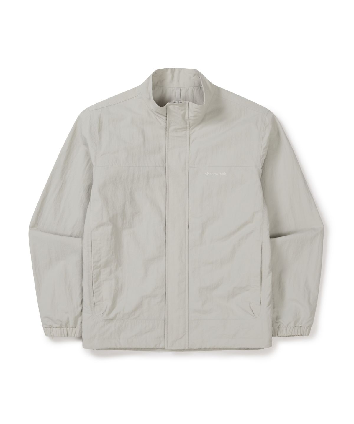 스노우피크 어패럴(SNOWPEAK APPAREL) 캠플 스탠드넥 바람막이 (S26ZMCWB12) Light Beige